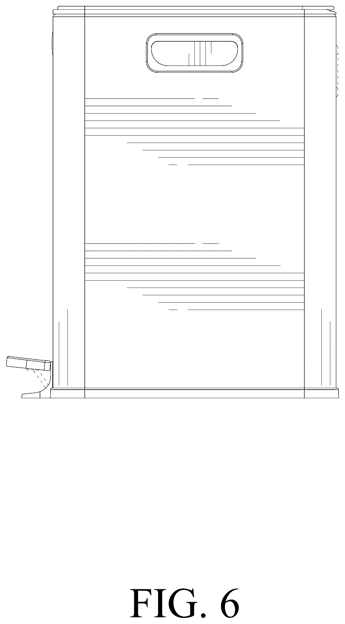 Patent USD1044190 Figure 6 – Dustbin