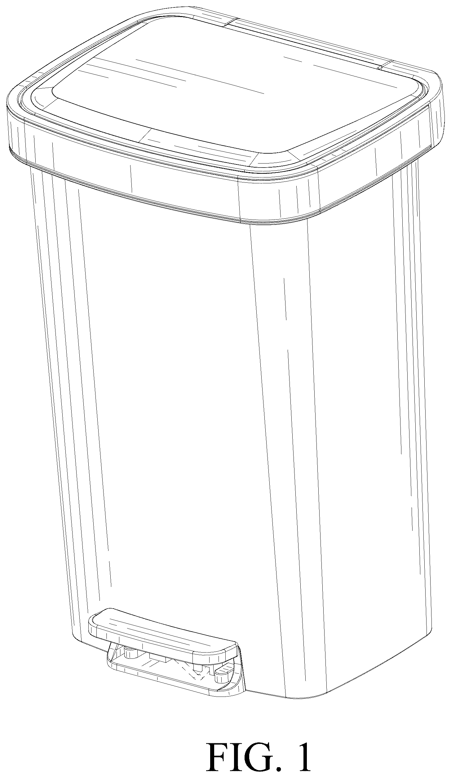 Patent USD1044191 — Dustbin — Figure 1