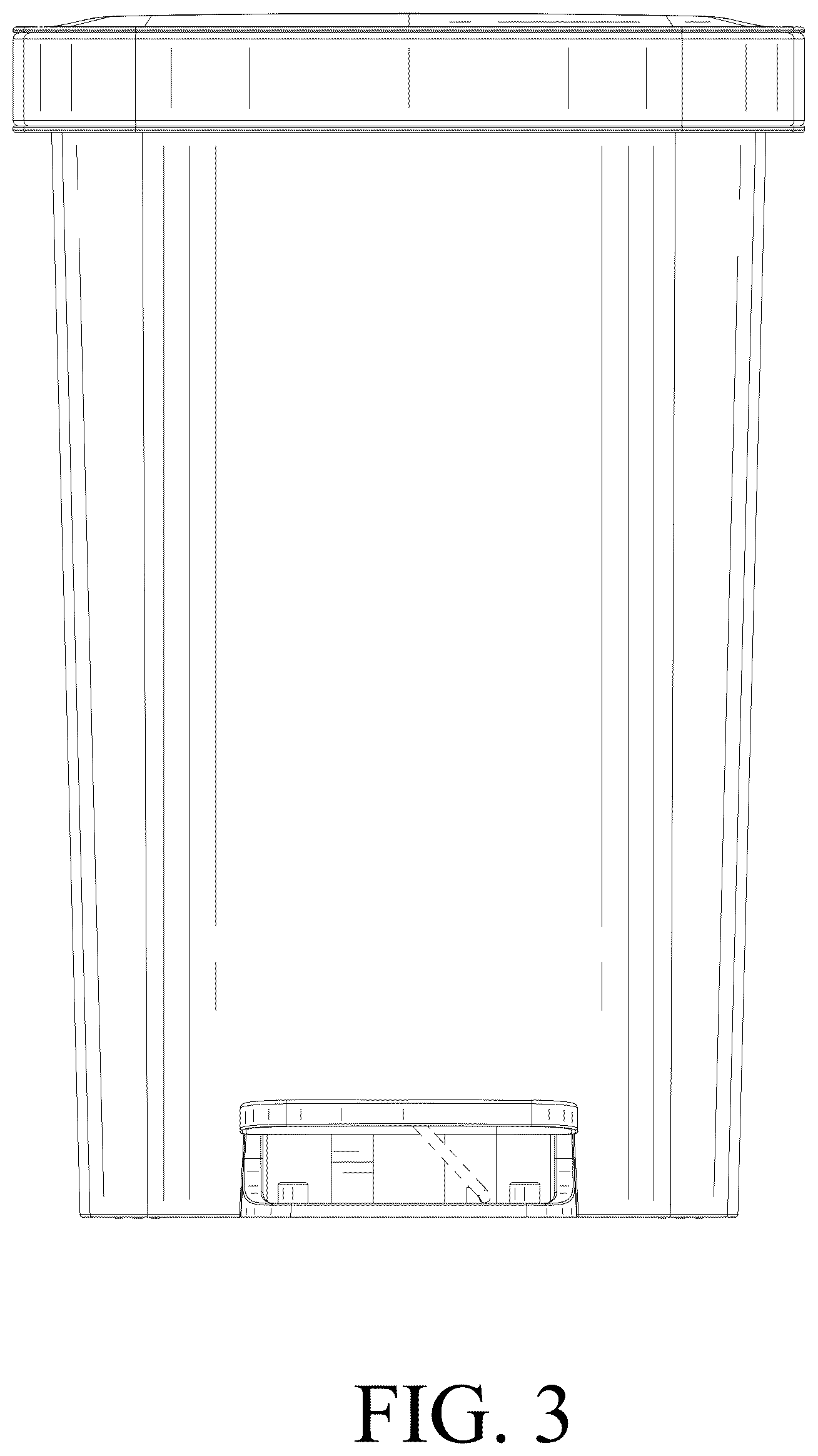 Patent USD1044191 Figure 3 – Dustbin