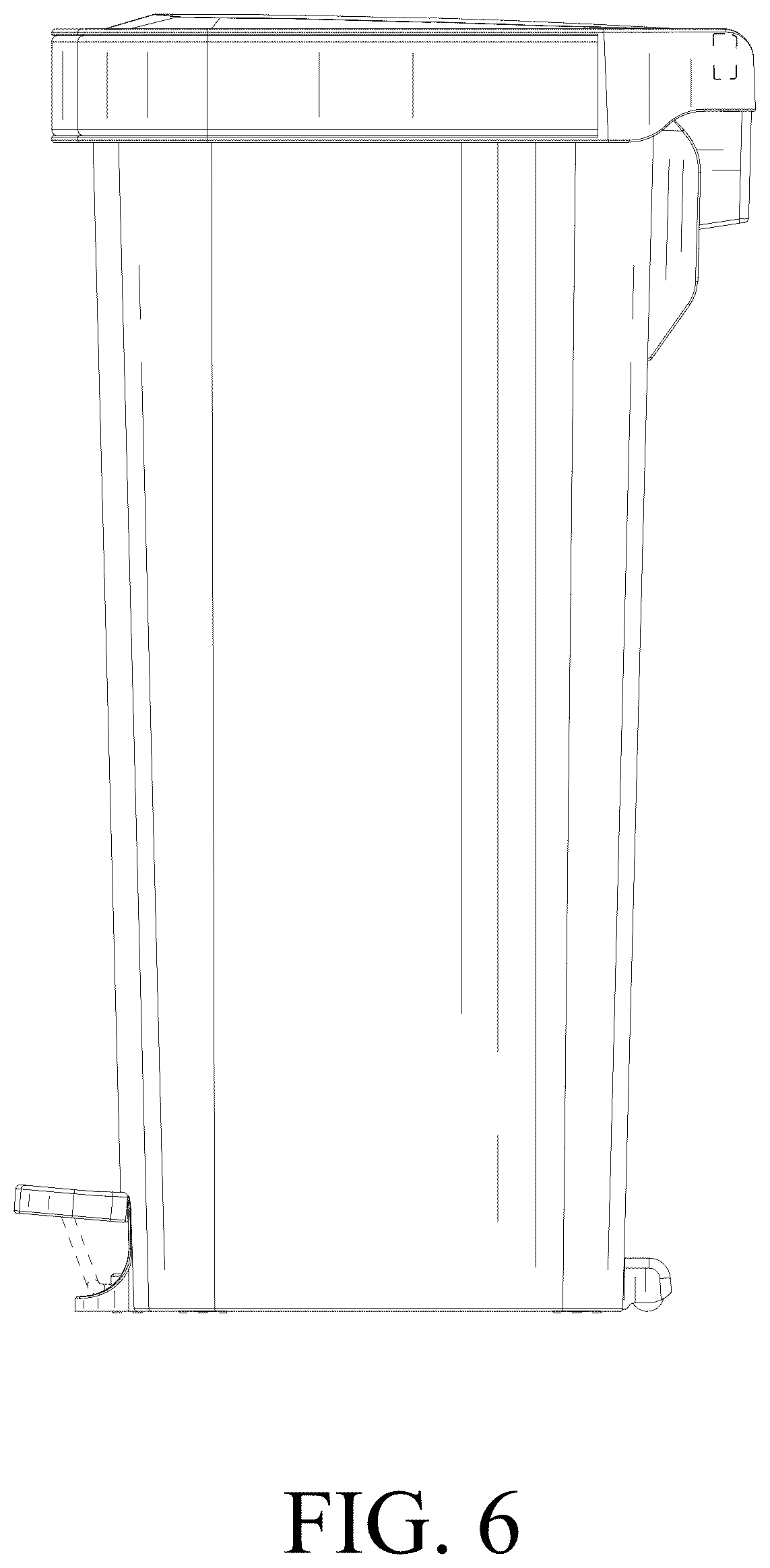 Patent USD1044191 Figure 6 – Dustbin