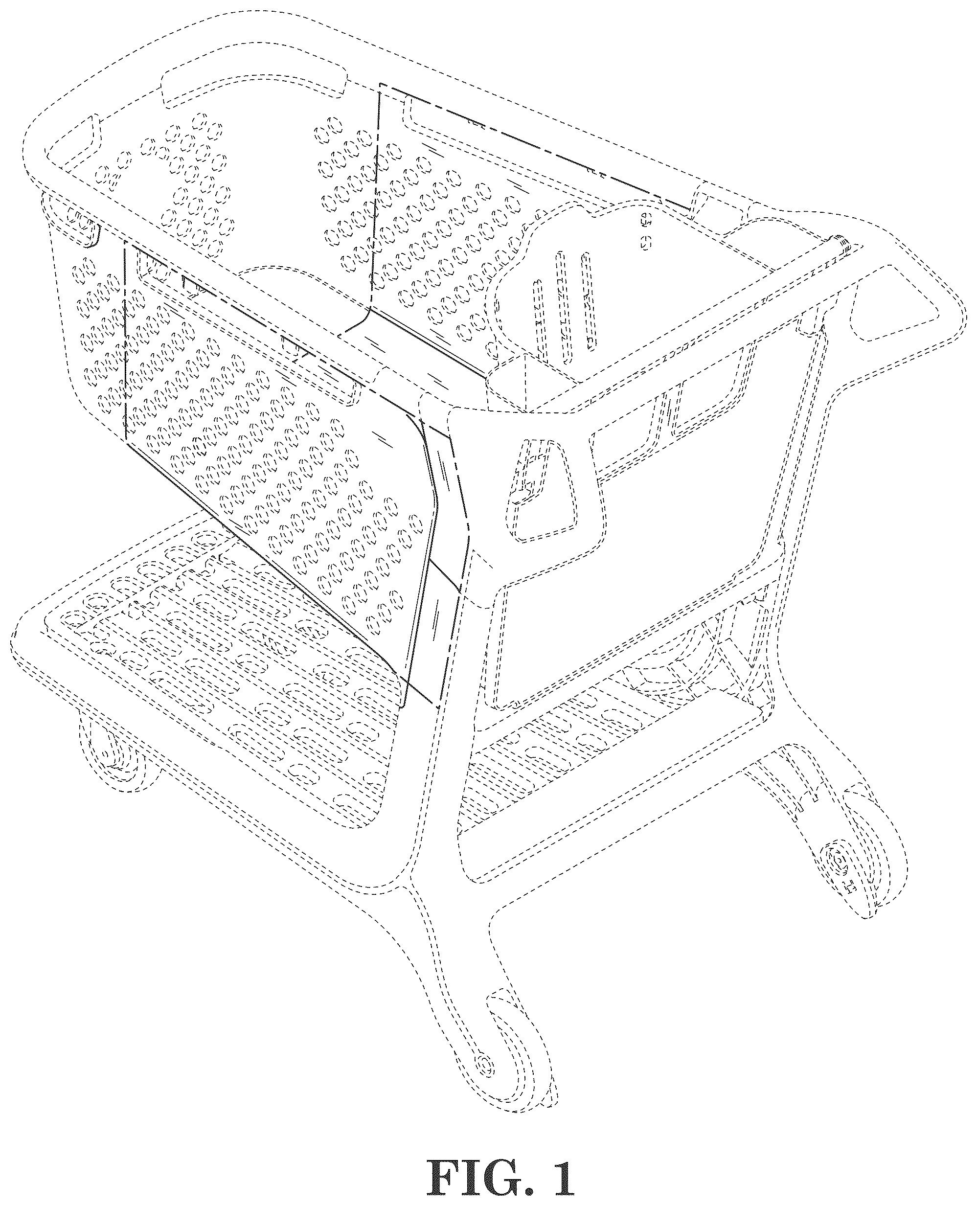 Patent USD1044192 — Shopping cart — Figure 1
