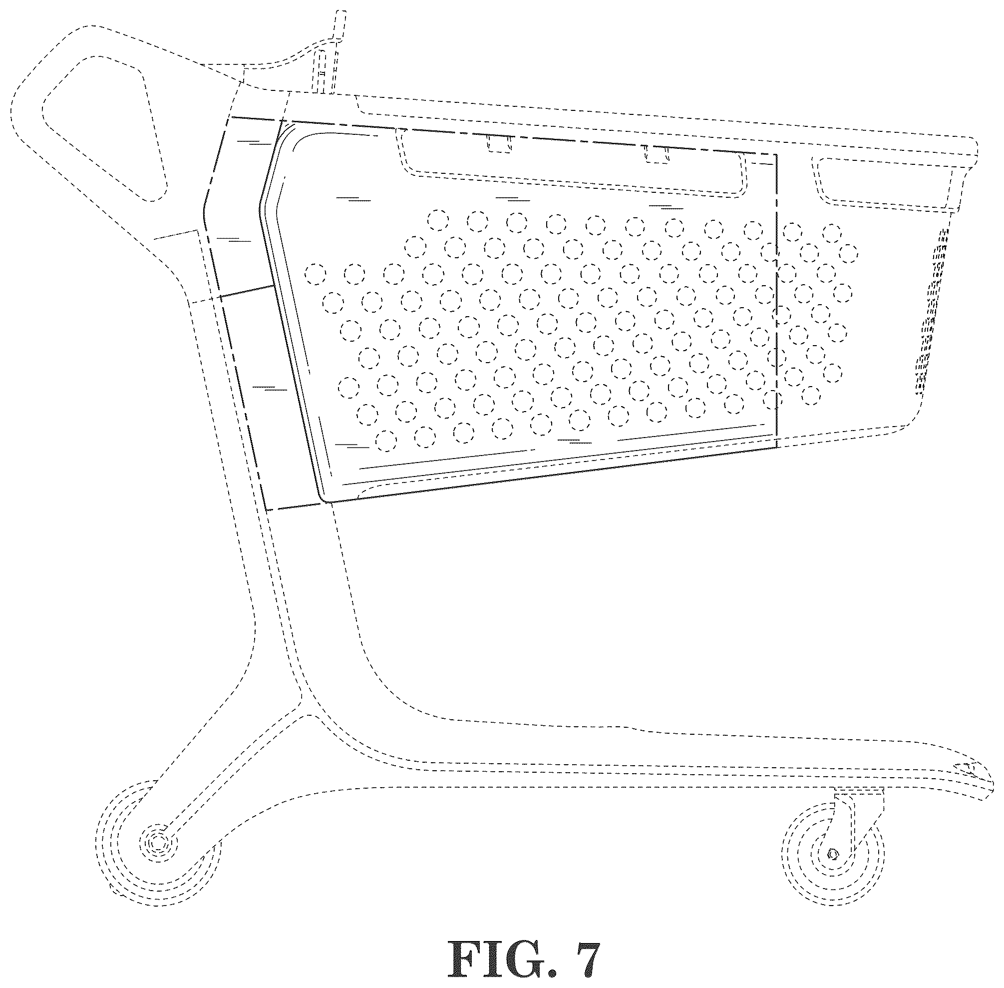 Patent USD1044192 Figure 7 – Shopping cart