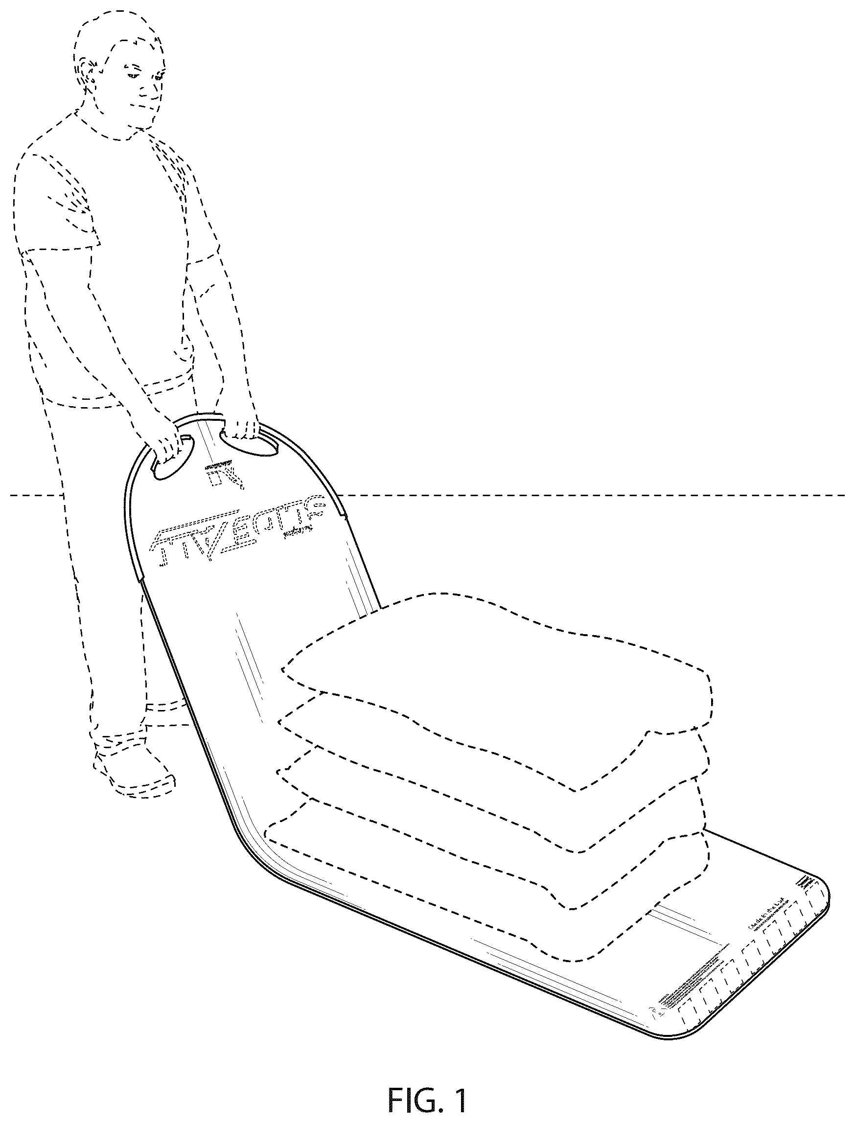 Patent USD1044193 Figure 1 – Transport tool