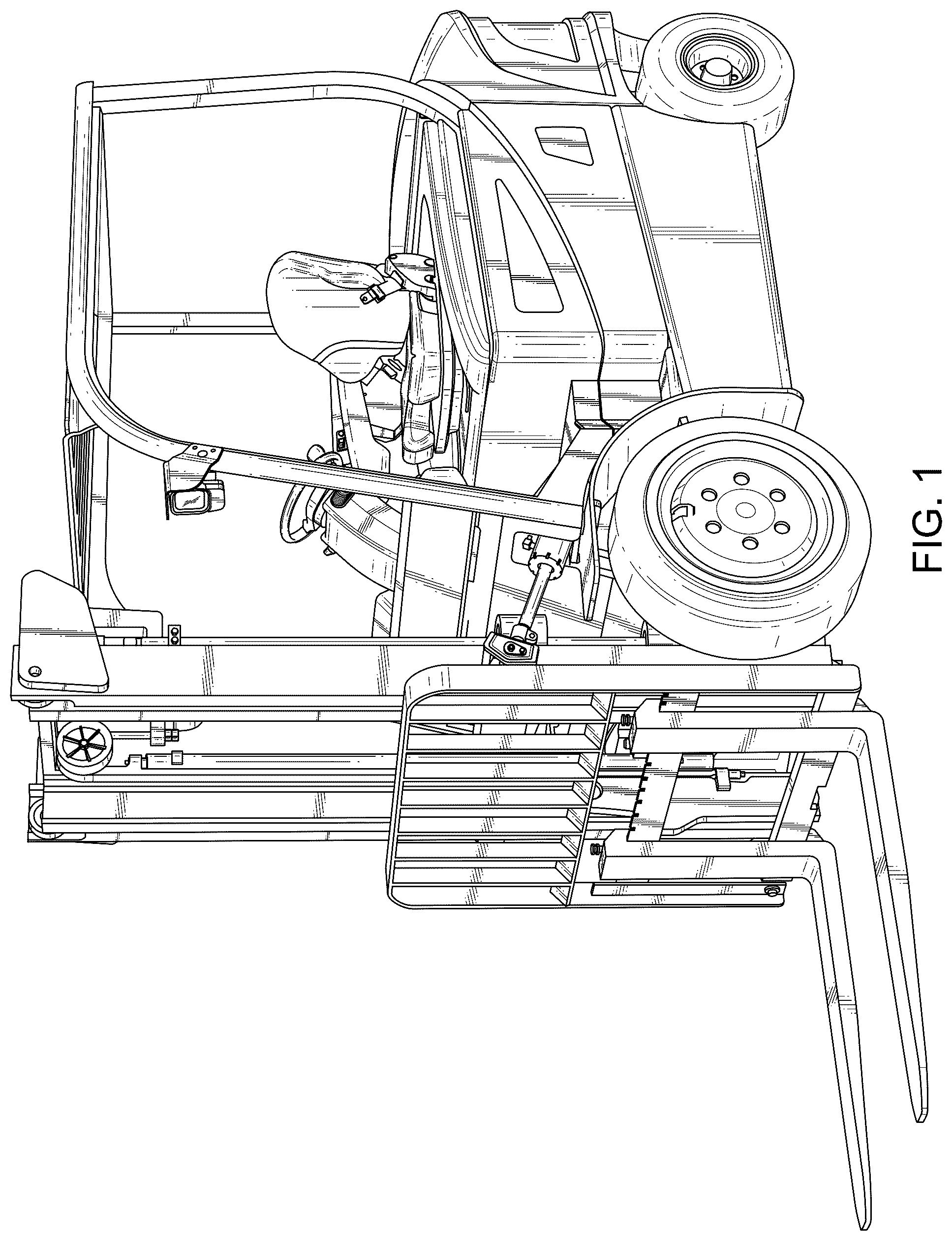 Patent USD1044195 Figure 1 – Forklift