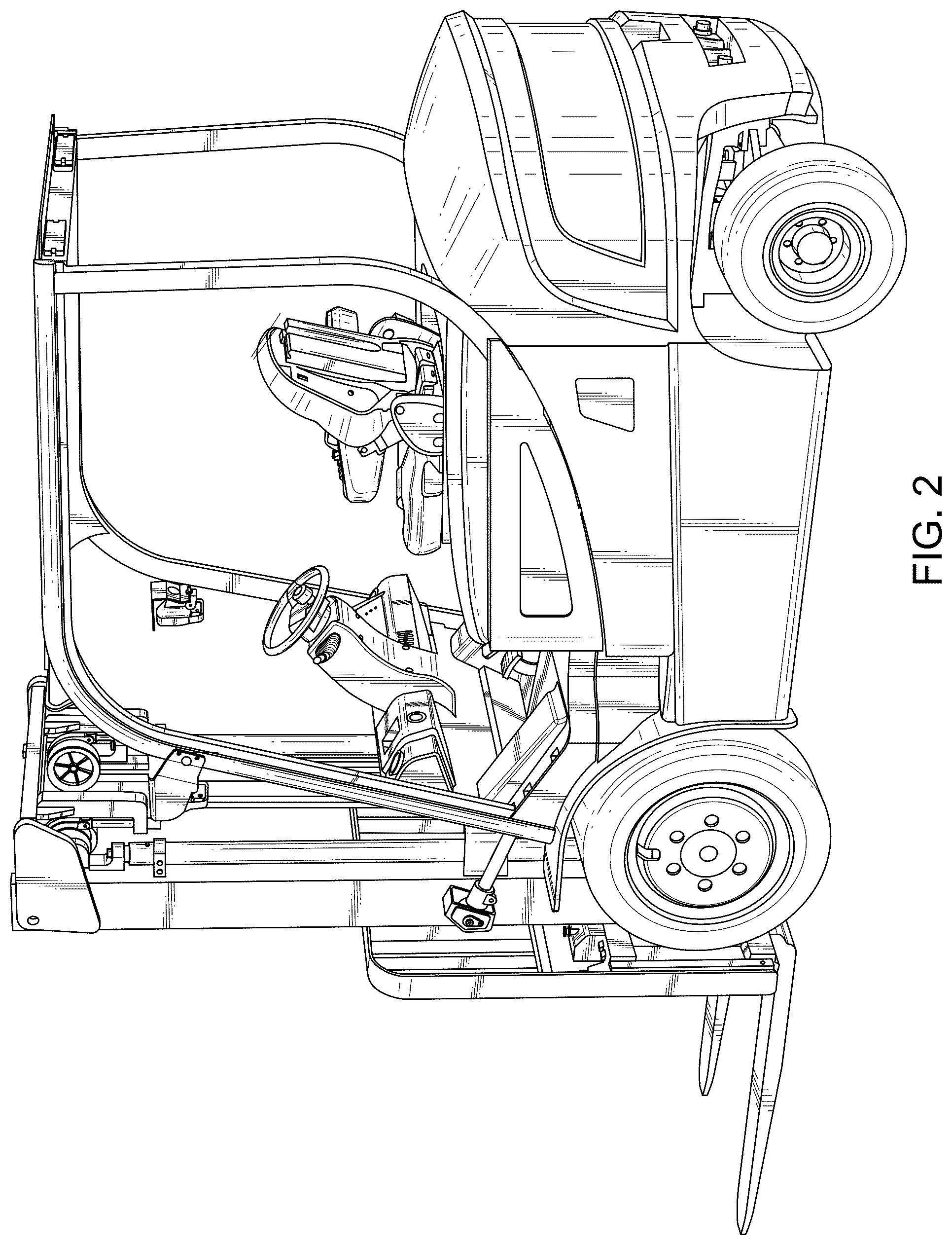 Patent USD1044195 Figure 2 – Forklift