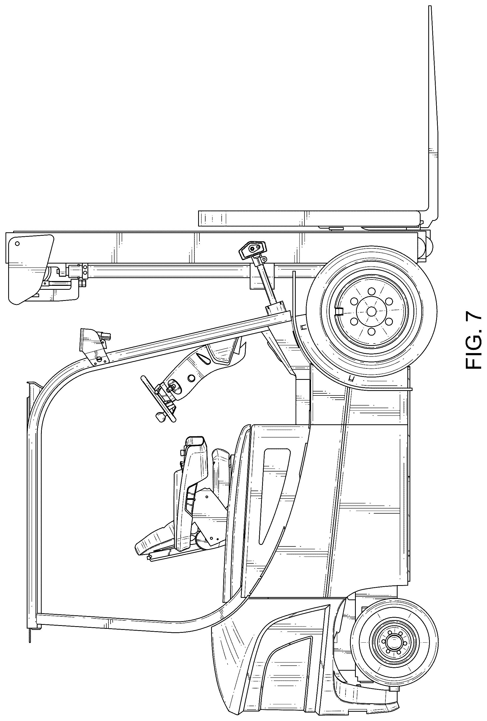 Patent USD1044195 Figure 7 – Forklift
