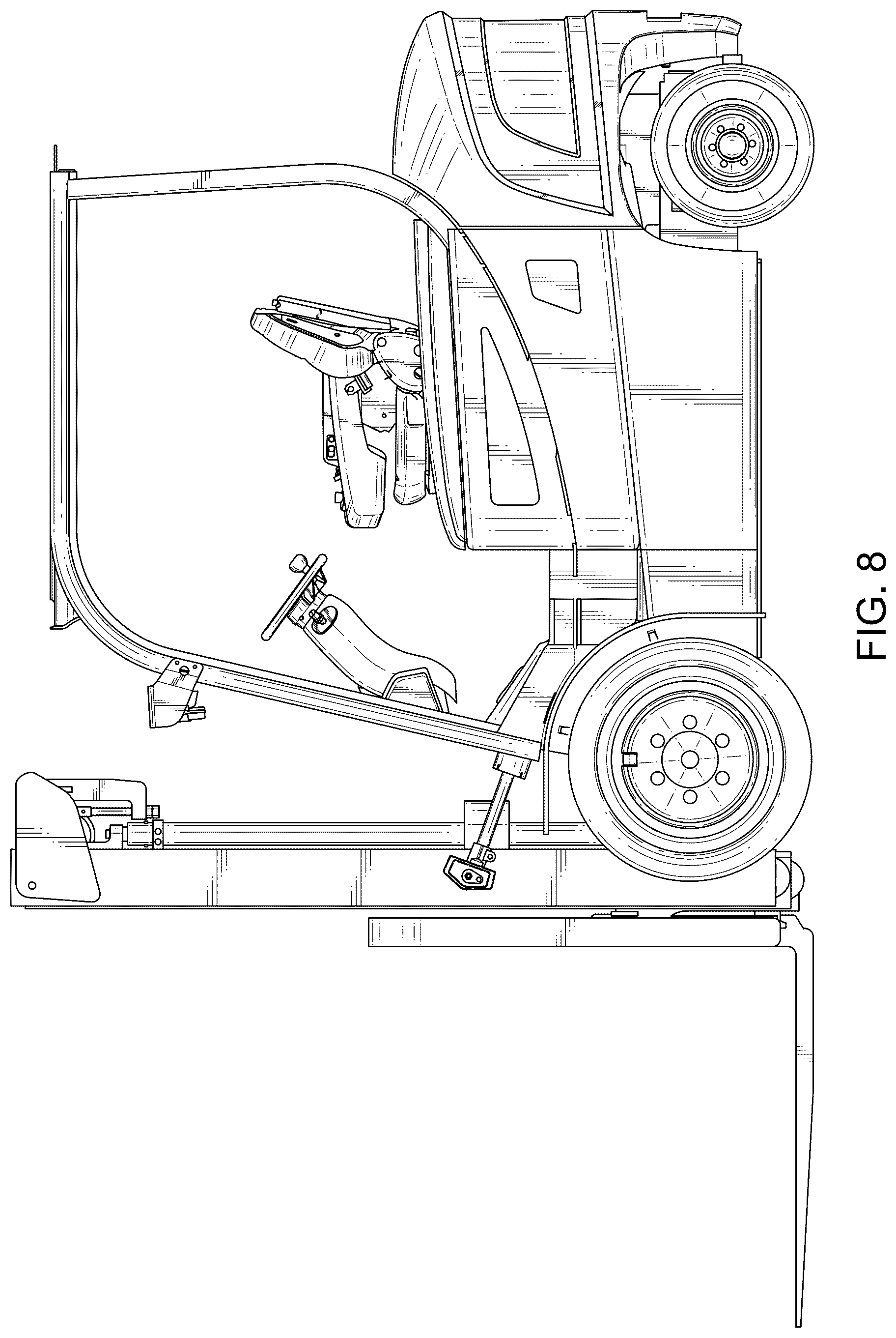 Patent USD1044195 Figure 8 – Forklift