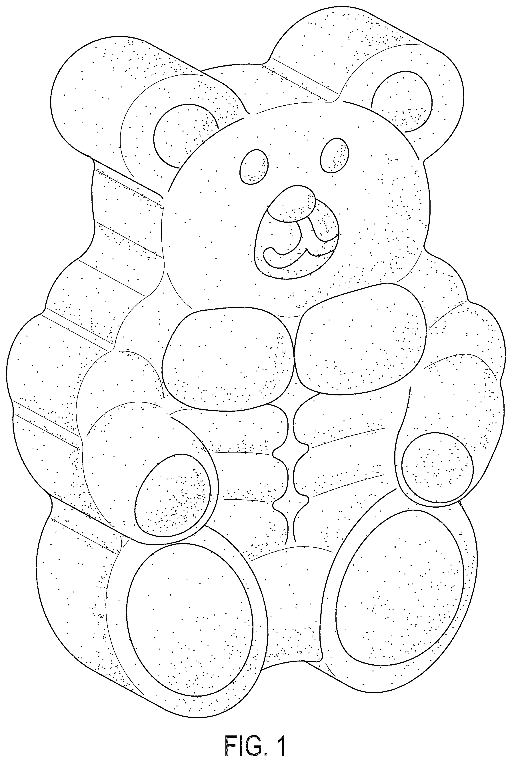 Patent USD1044198 Figure 1 – Gummy bear