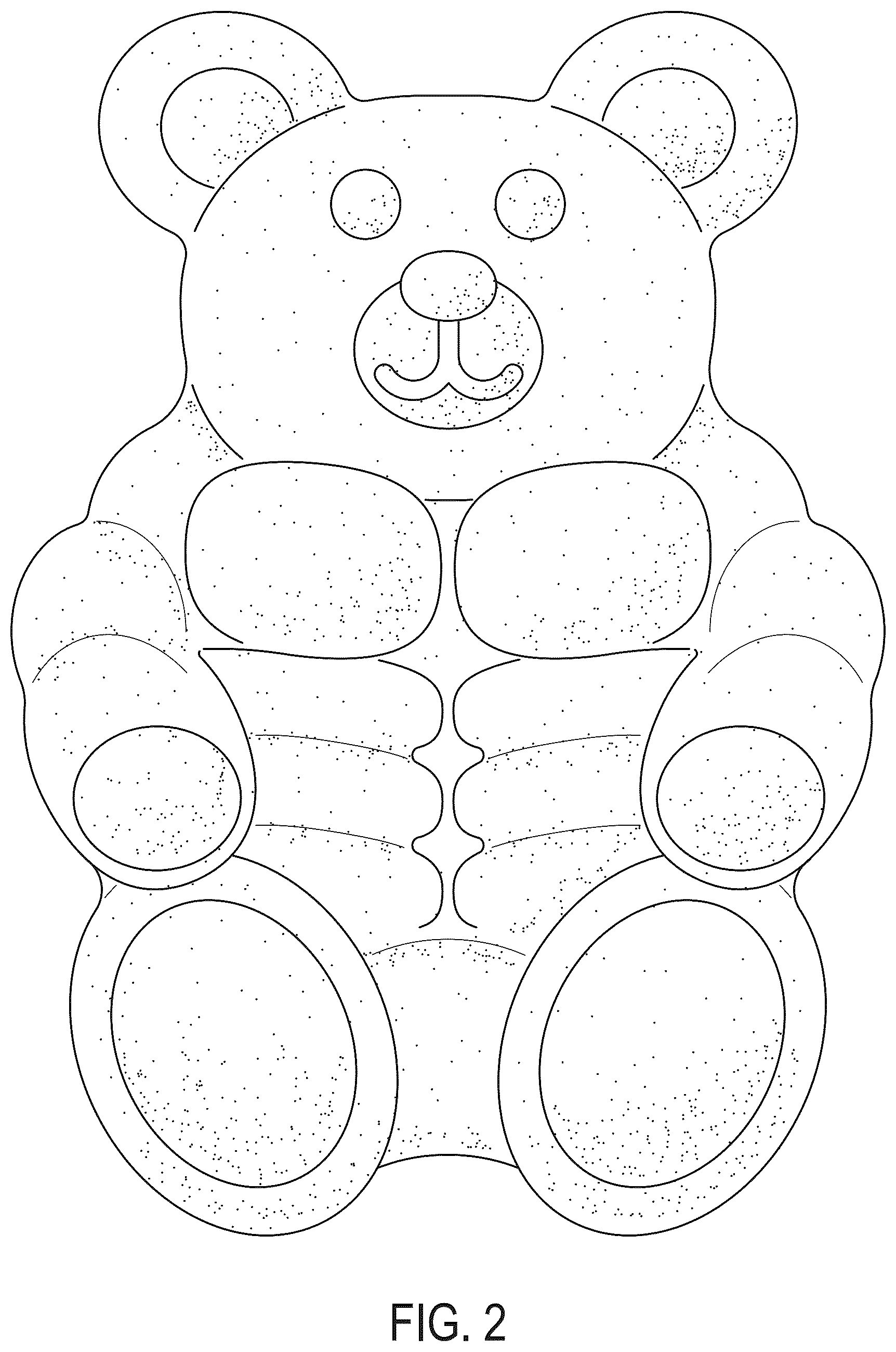 Patent USD1044198 Figure 2 – Gummy bear
