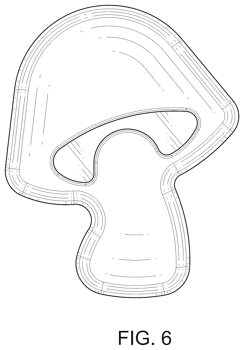 Patent USD1044199 Figure 4 – Mushroom shaped food product
