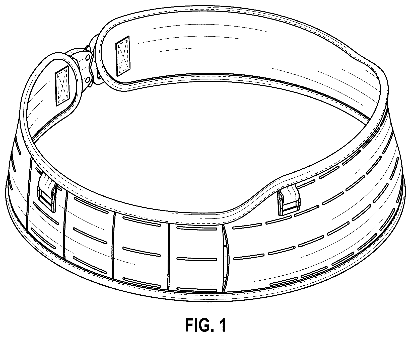 Patent USD1044203 Figure 1 – Duty belt