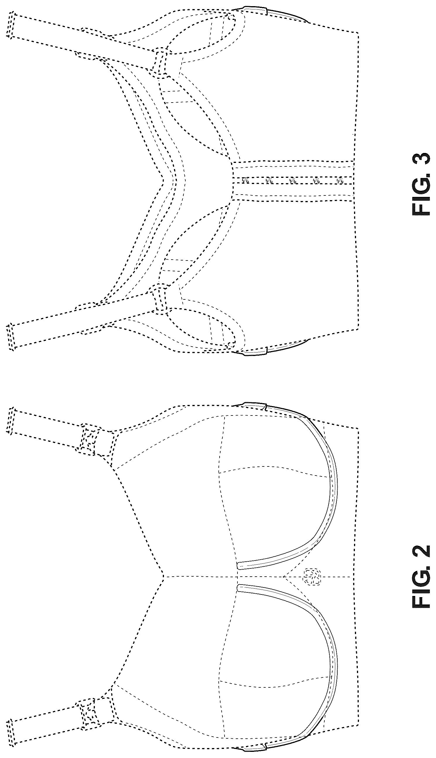 Patent USD1044205 Figure 2 – Bra with a removable underwire
