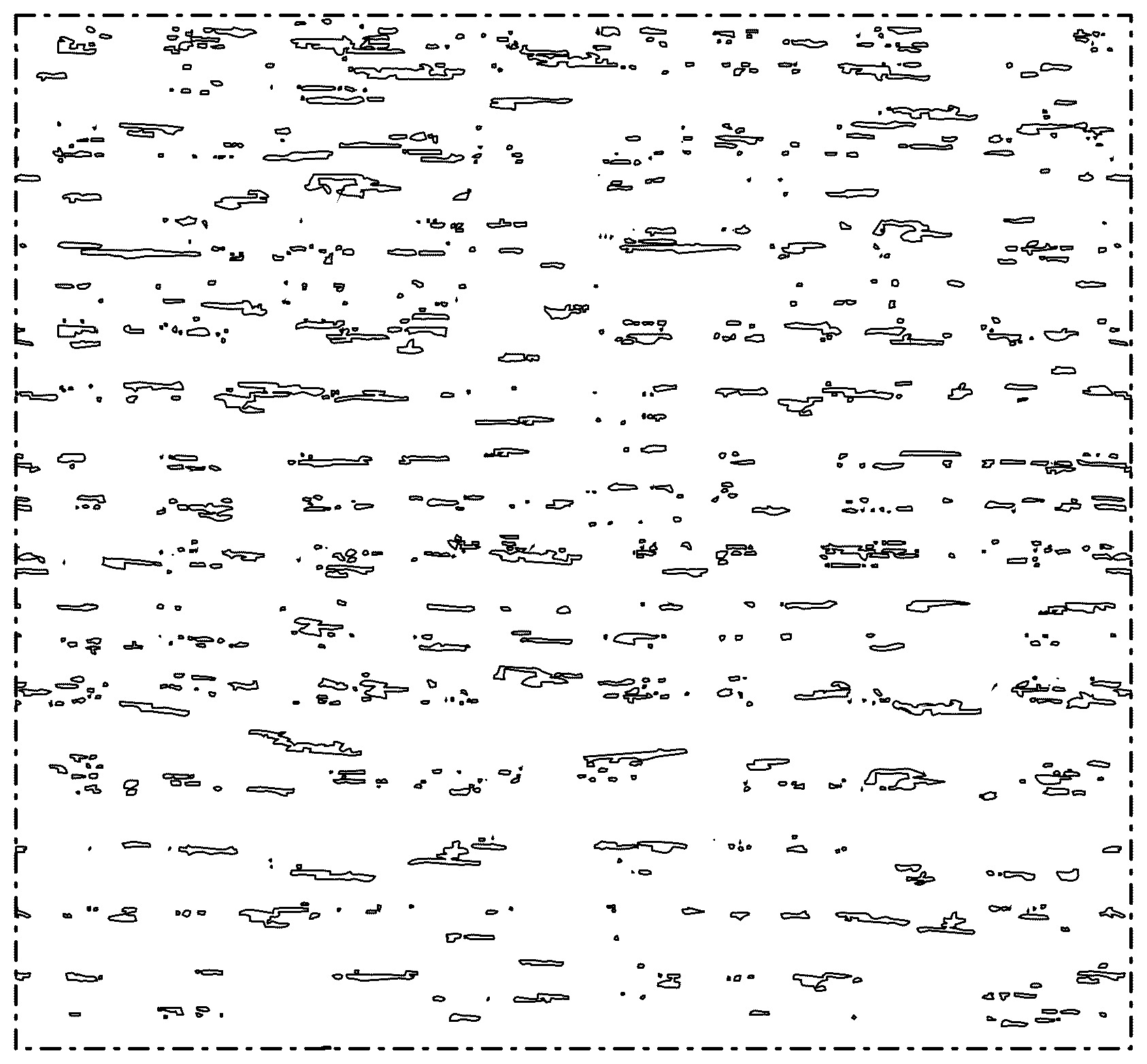 Patent USD1044206 Figure 1 – Reflective pattern on garment