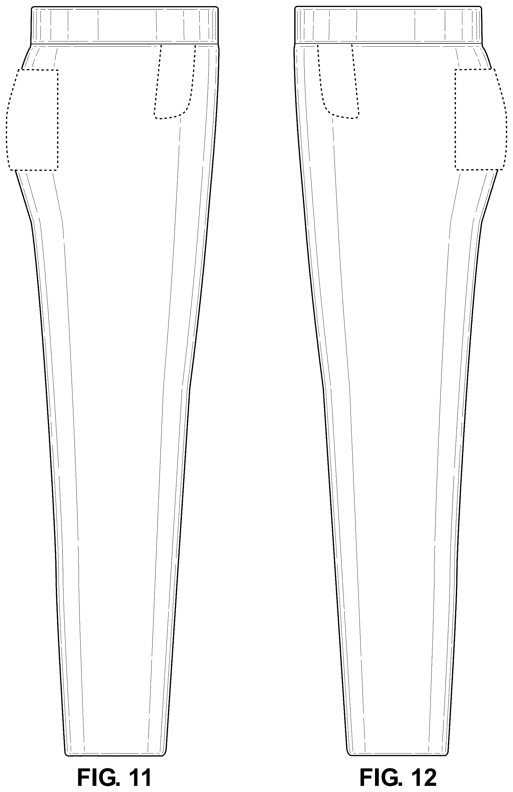 Patent USD1044209 Figure 9 – Double inseam access garment