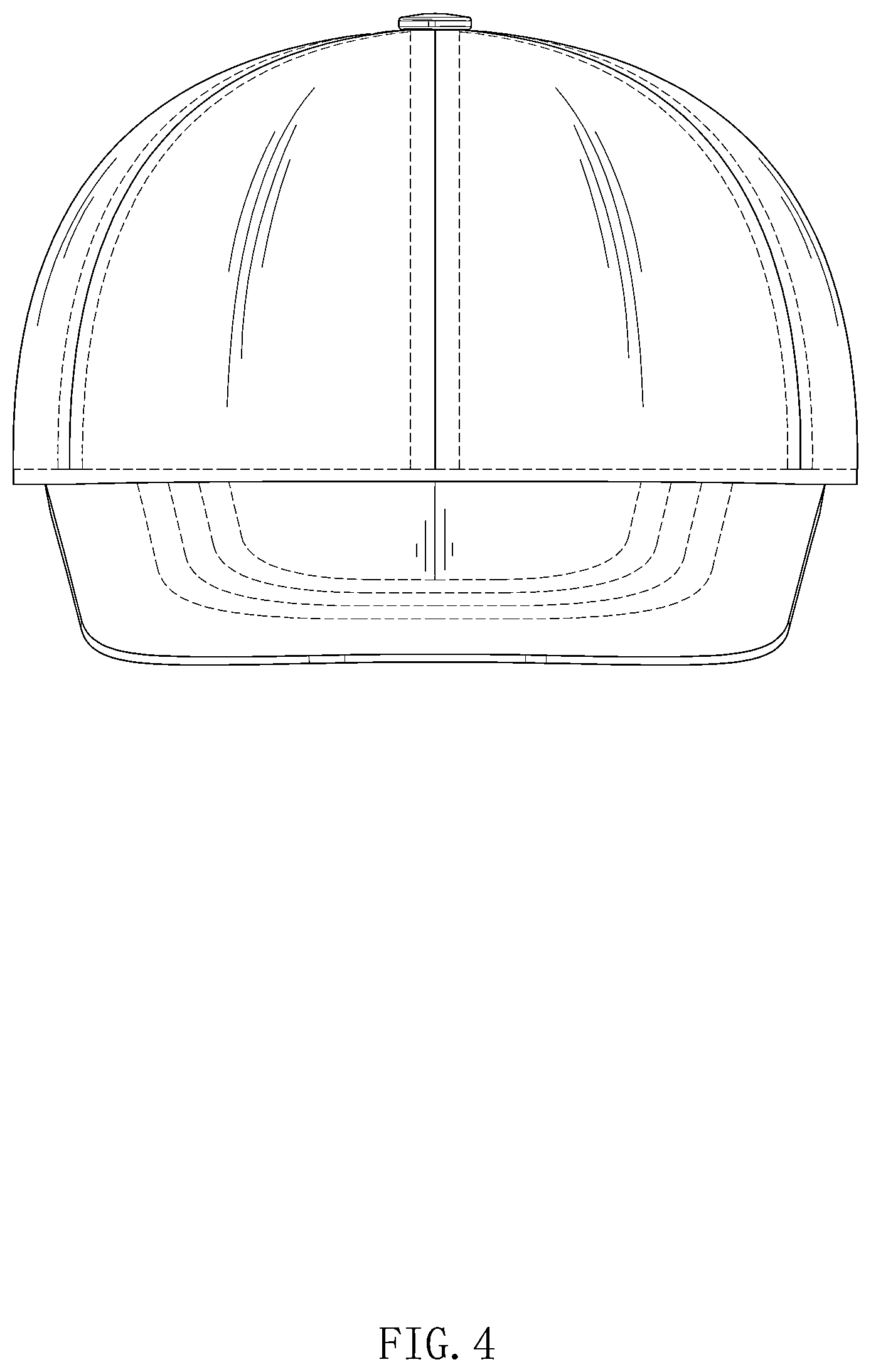 Patent USD1044211 Figure 4 – Cap