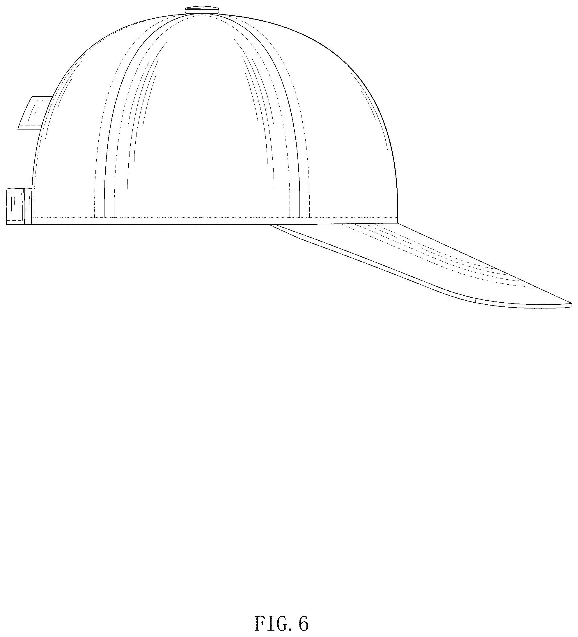 Patent USD1044211 Figure 6 – Cap