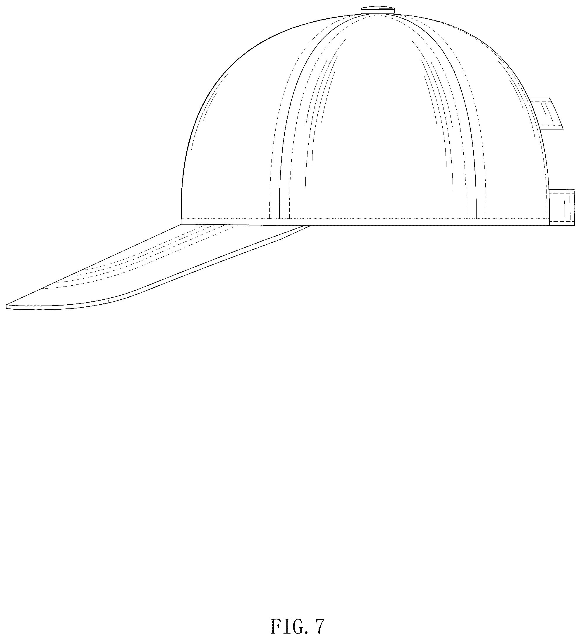 Patent USD1044211 Figure 7 – Cap