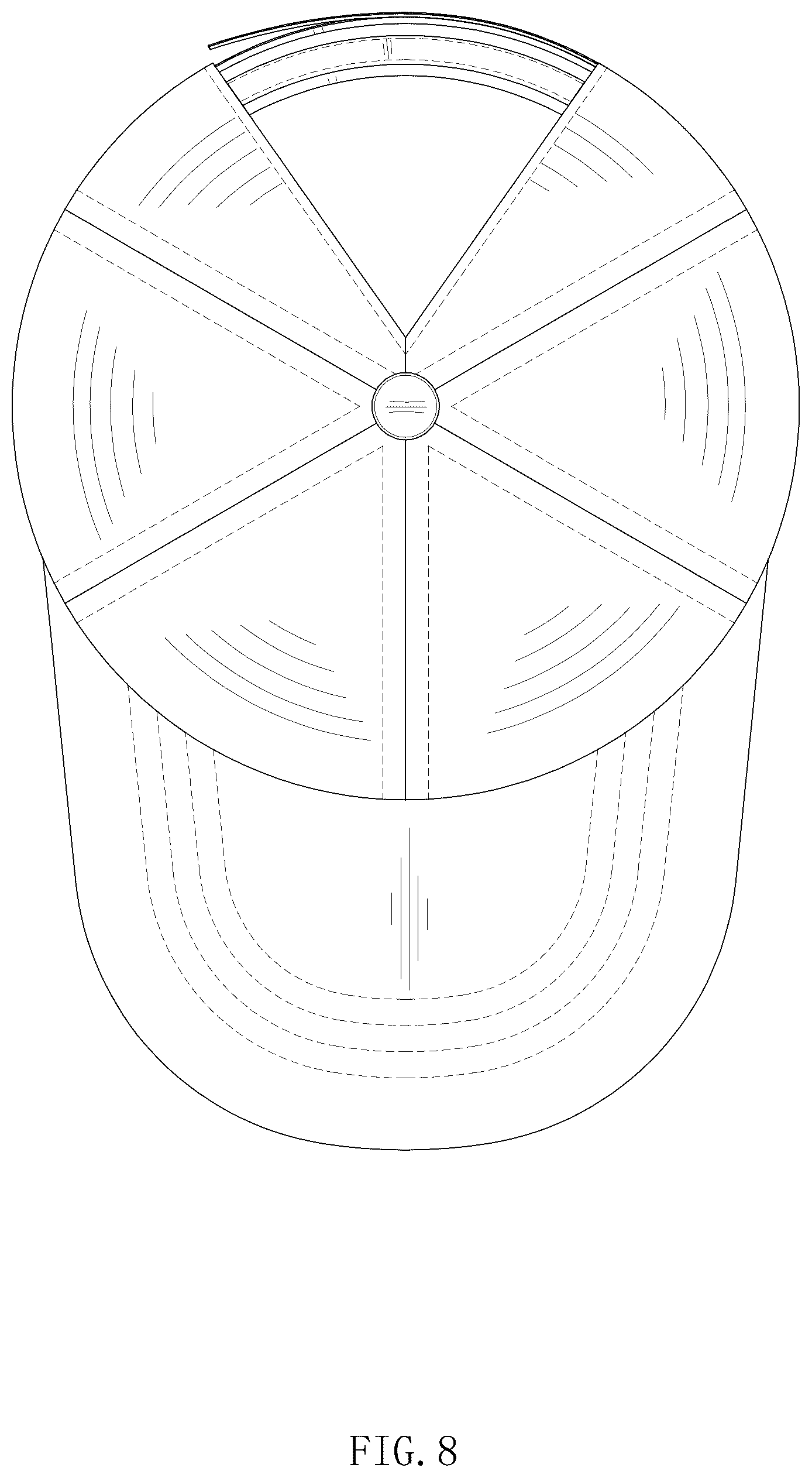 Patent USD1044211 Figure 8 – Cap
