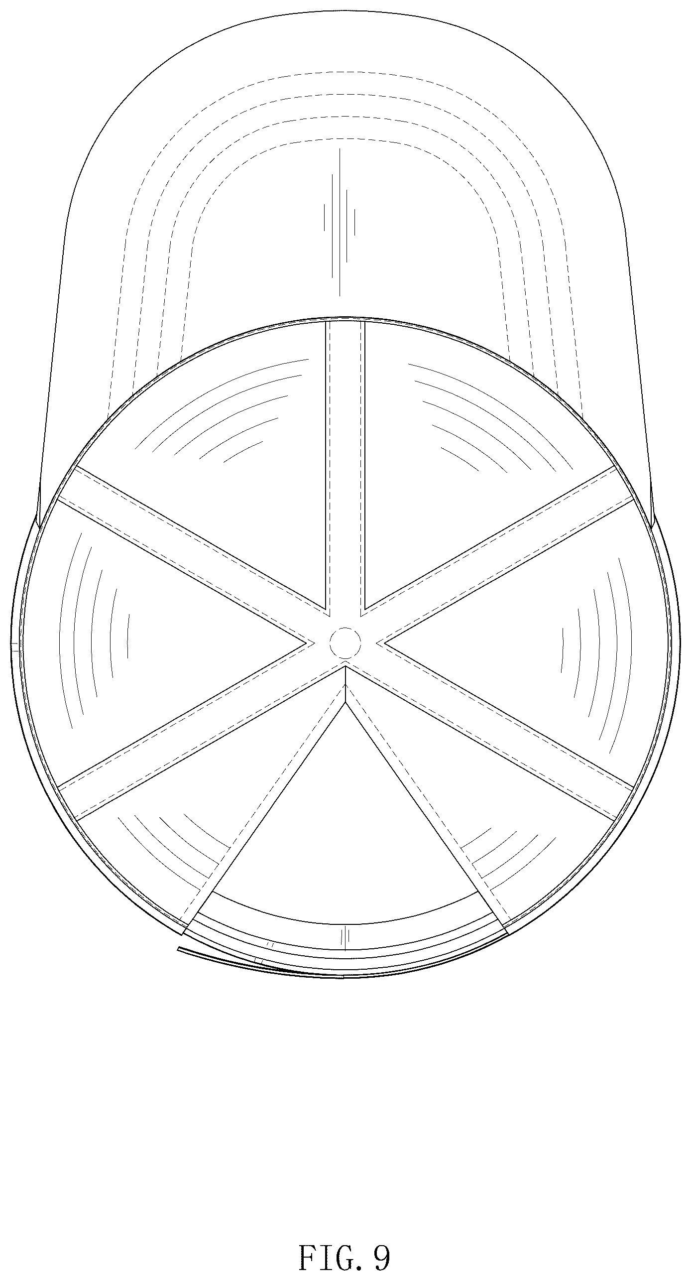Patent USD1044211 Figure 9 – Cap