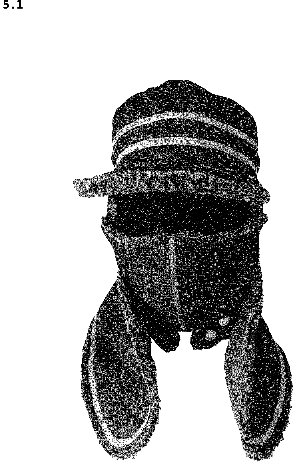 Patent USD1044212 Figure 1 – Reversible hat