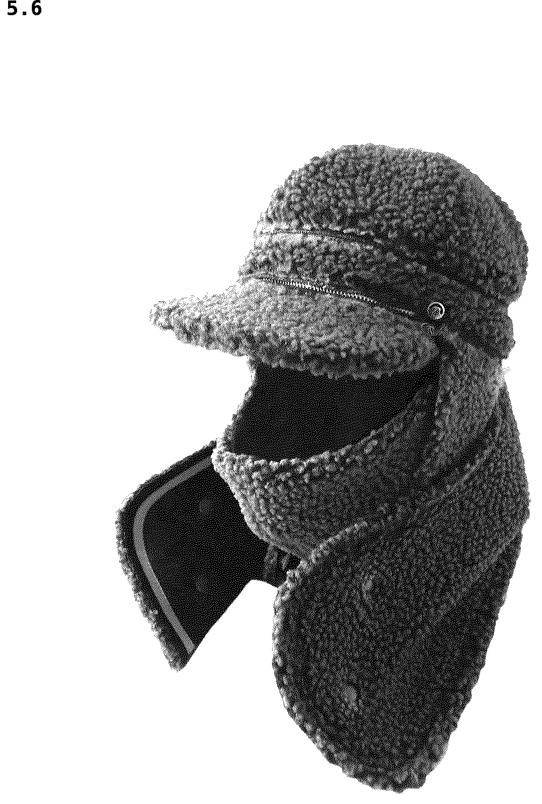 Patent USD1044212 Figure 6 – Reversible hat
