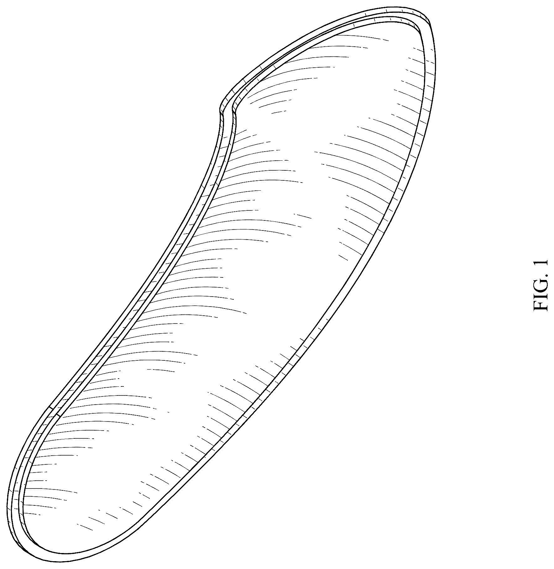 Patent USD1044216 Figure 1 – Bra liner
