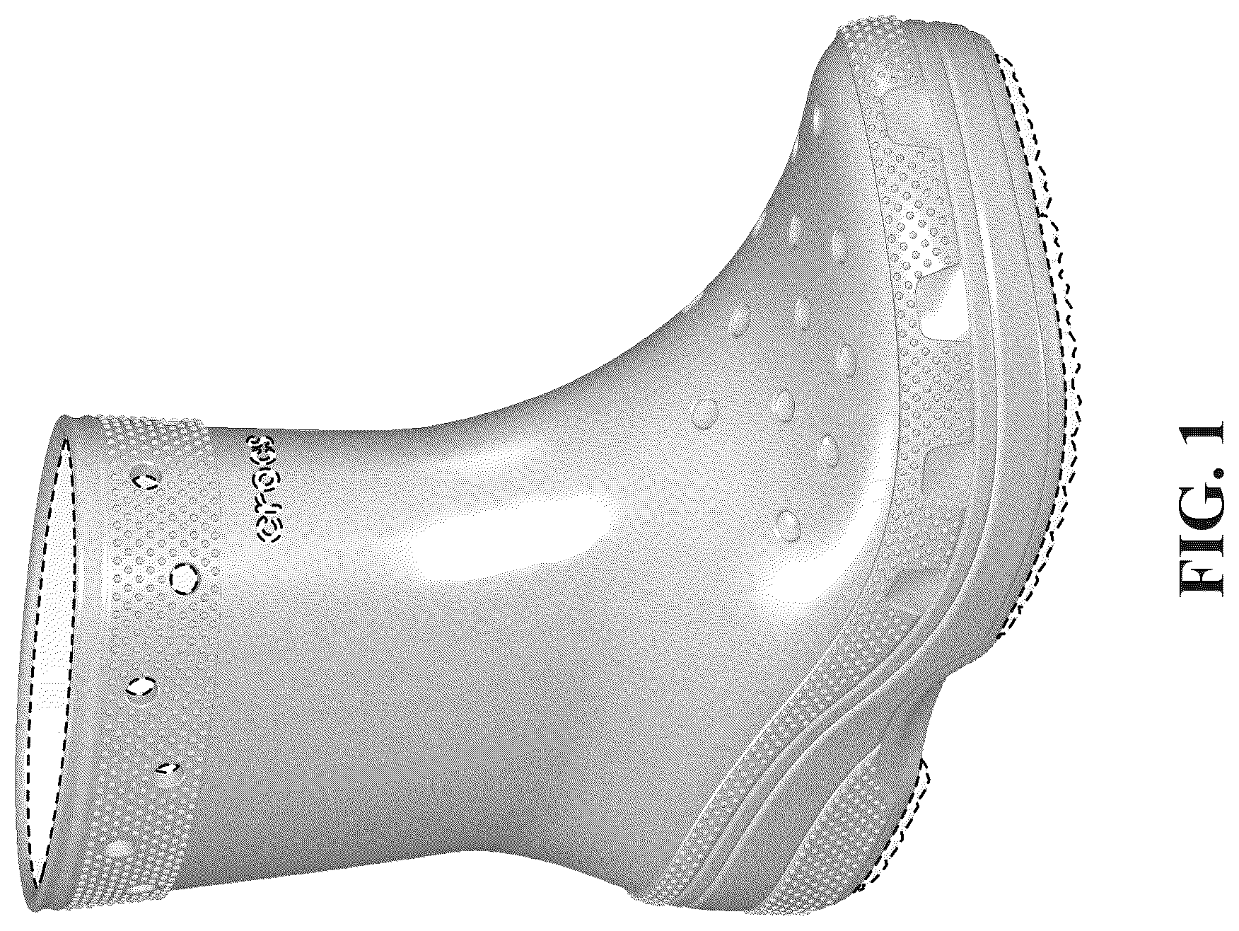 Patent USD1044218 Figure 1 – Footwear