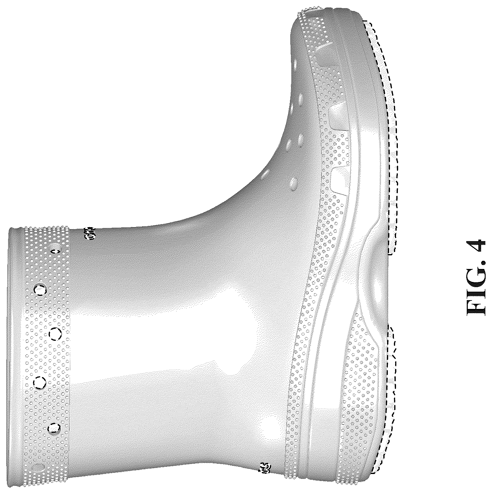 Patent USD1044218 Figure 4 – Footwear