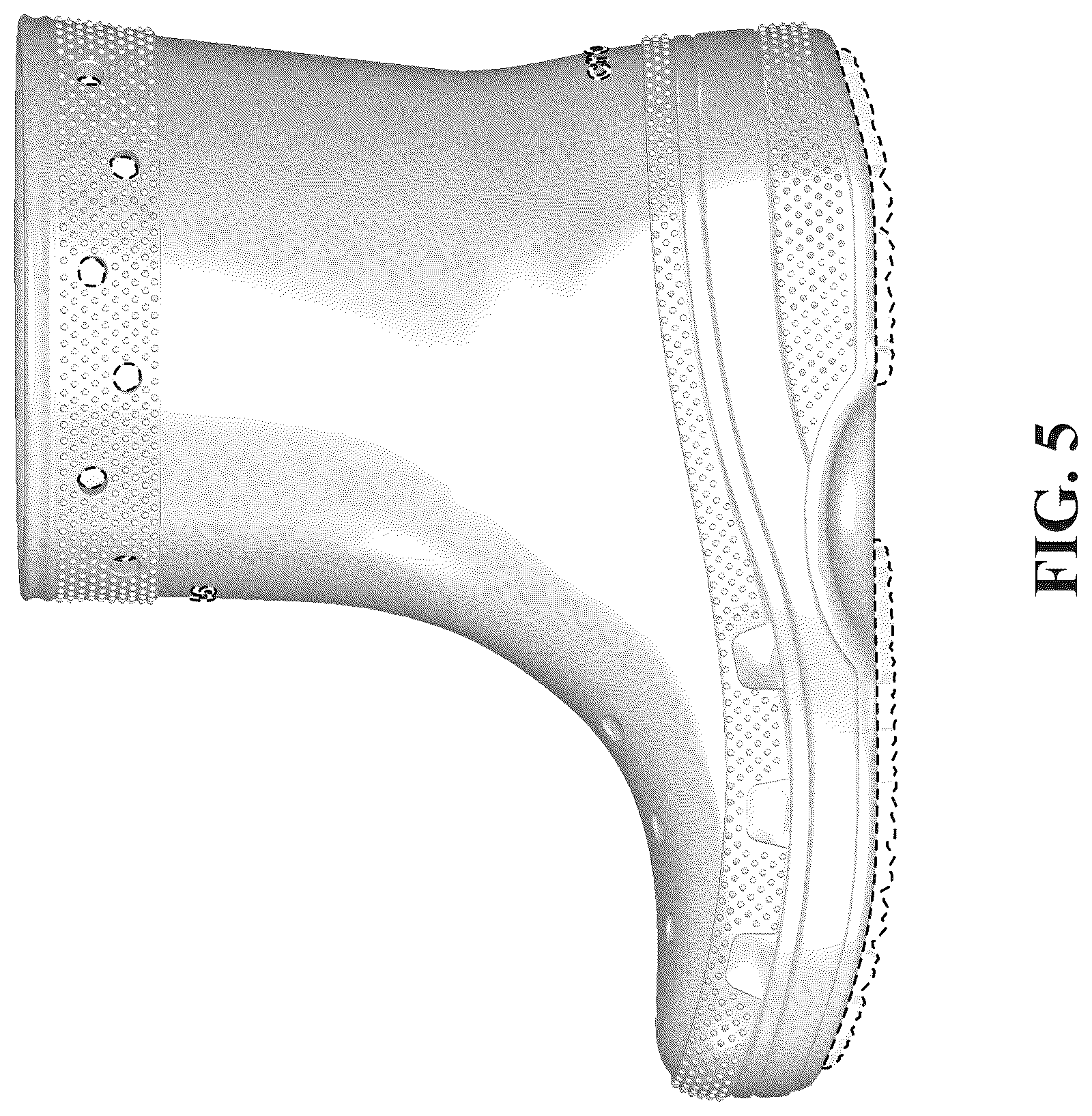 Patent USD1044218 Figure 5 – Footwear
