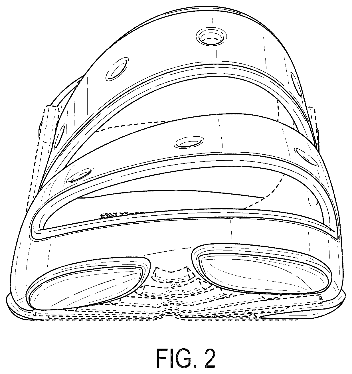 Patent USD1044219 Figure 2 – Footwear