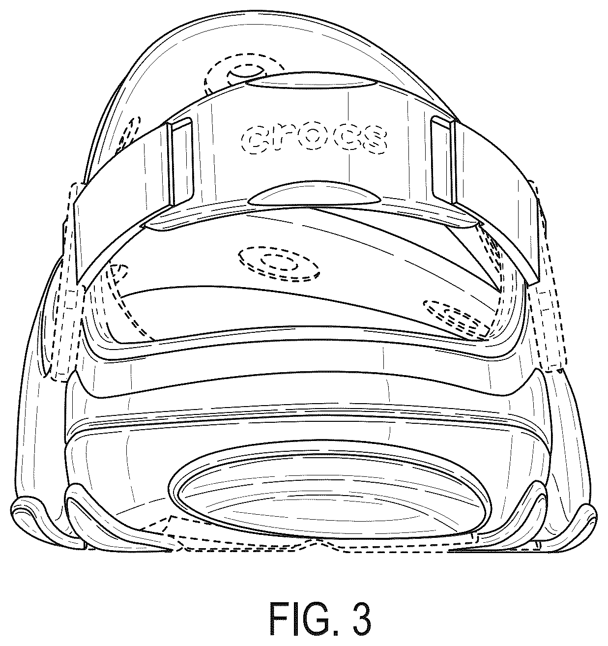 Patent USD1044219 Figure 3 – Footwear