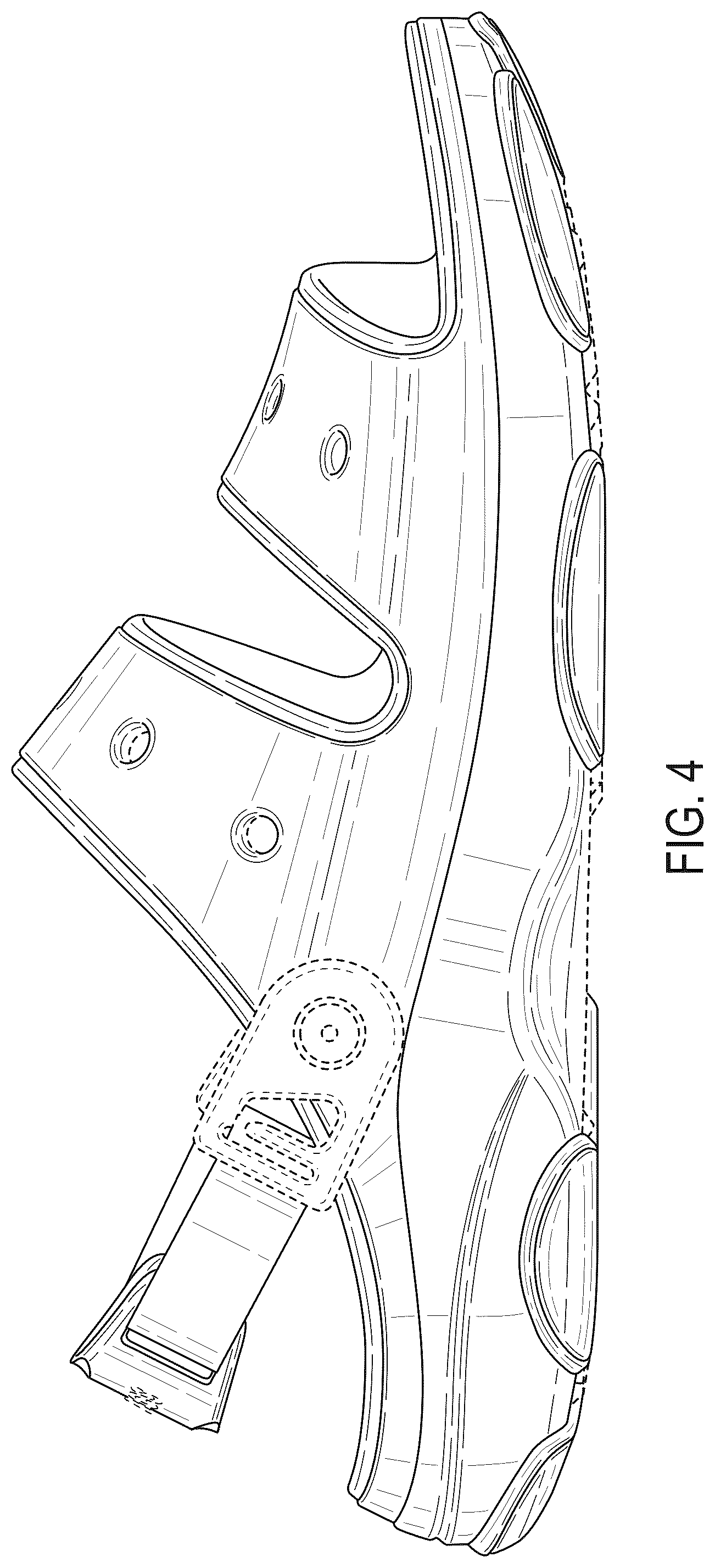Patent USD1044219 Figure 4 – Footwear