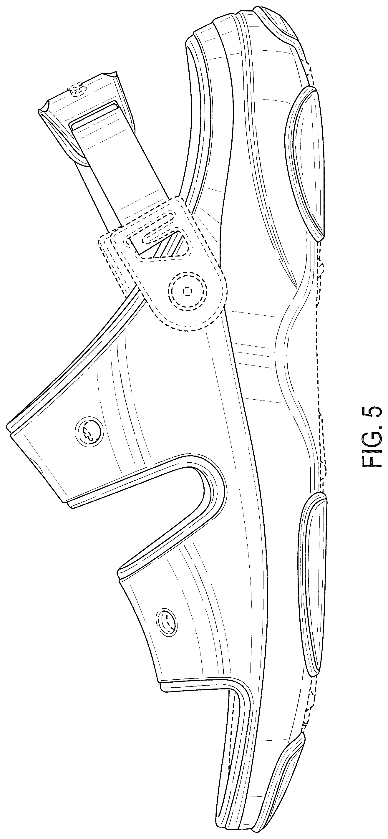 Patent USD1044219 Figure 5 – Footwear