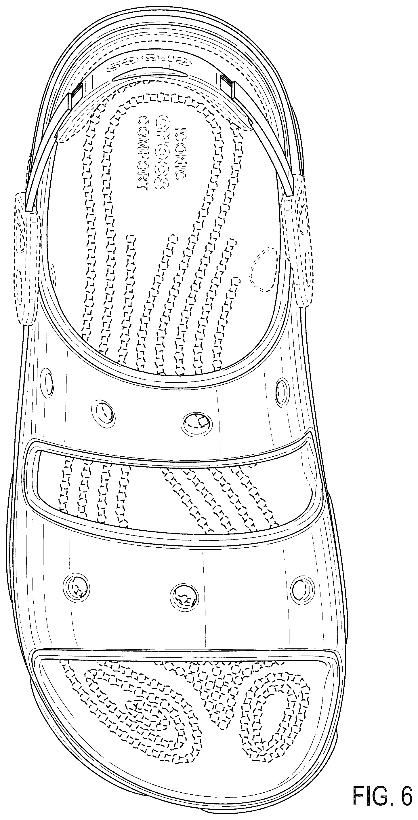 Patent USD1044219 Figure 6 – Footwear