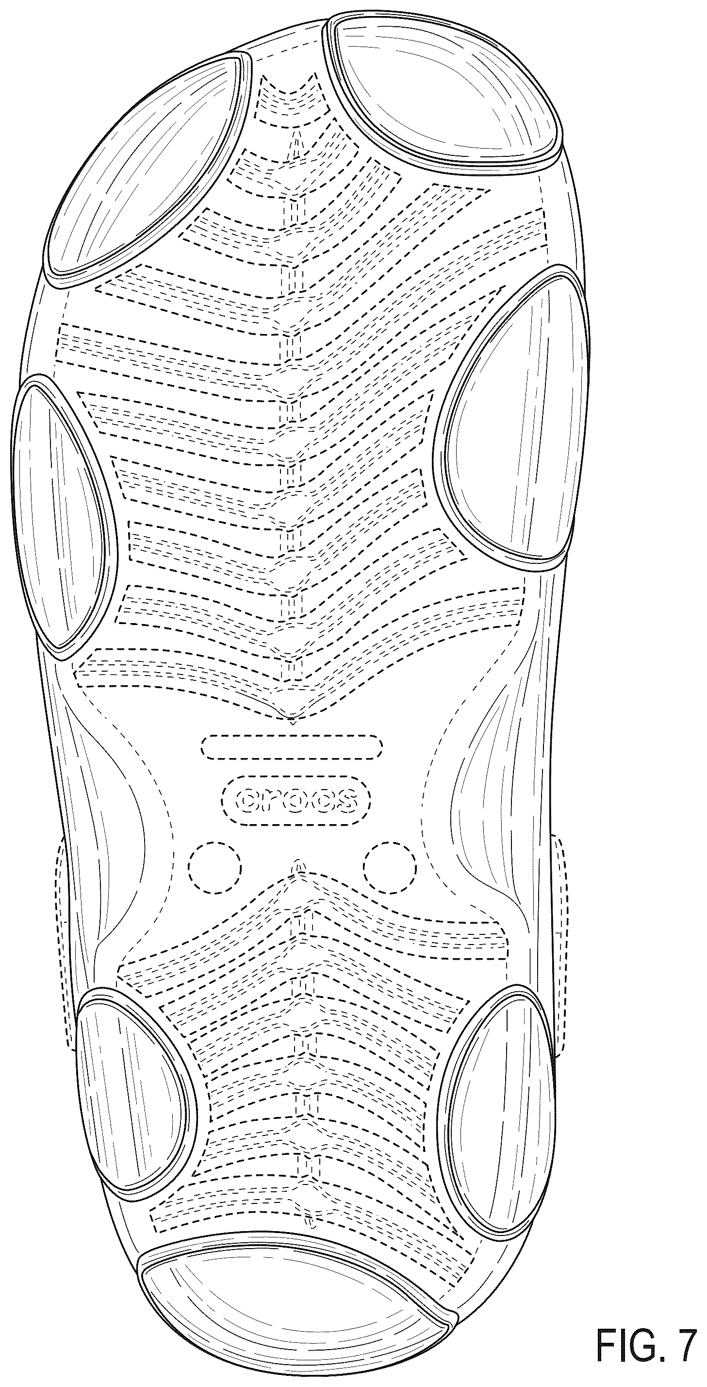 Patent USD1044219 Figure 7 – Footwear