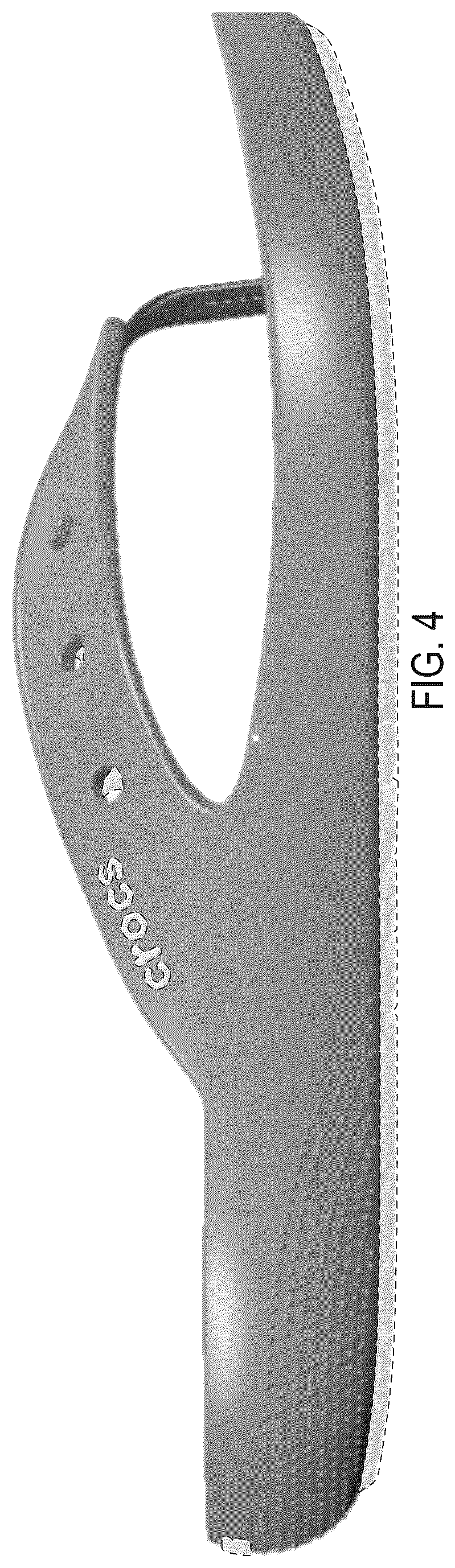 Patent USD1044220 Figure 4 – Footwear
