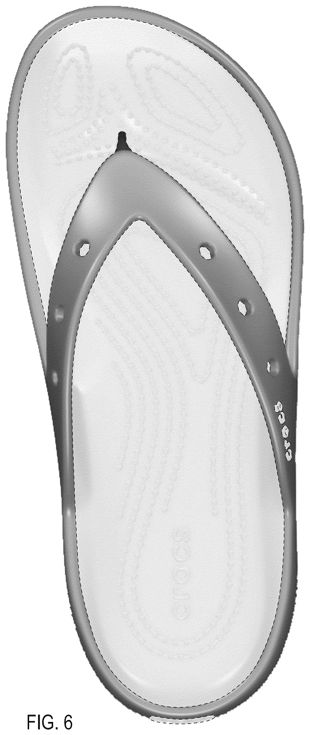 Patent USD1044220 Figure 6 – Footwear