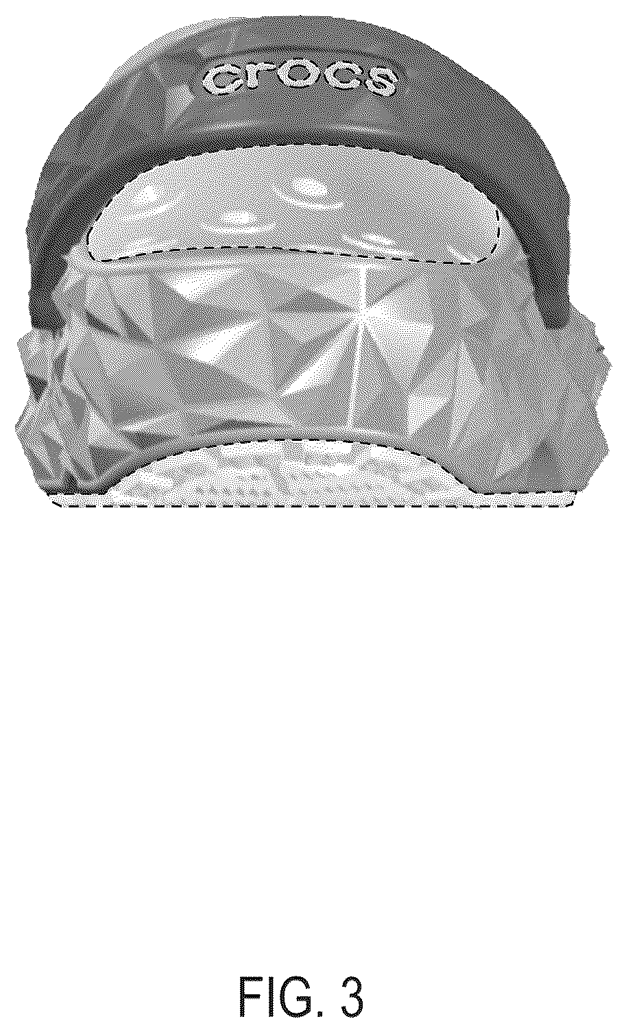 Patent USD1044222 Figure 3 – Footwear