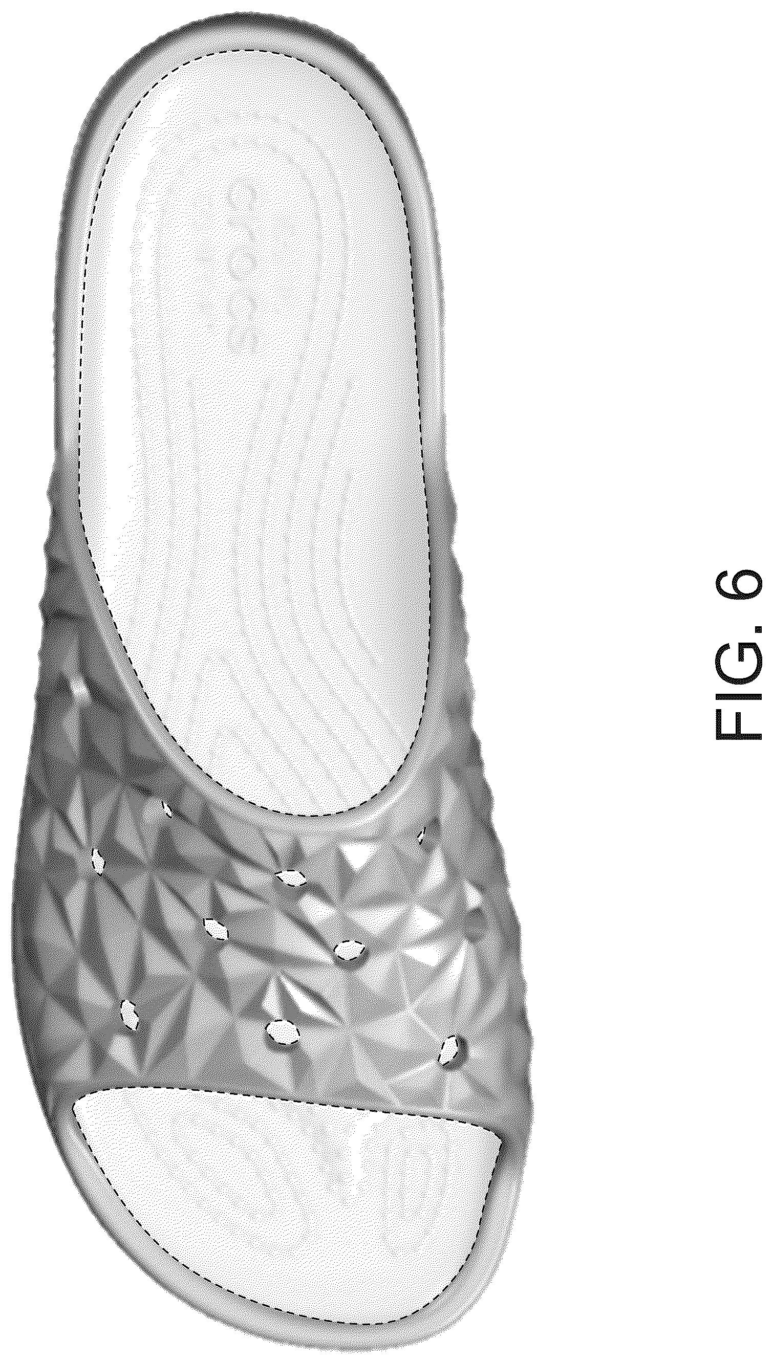 Patent USD1044223 Figure 6 – Footwear