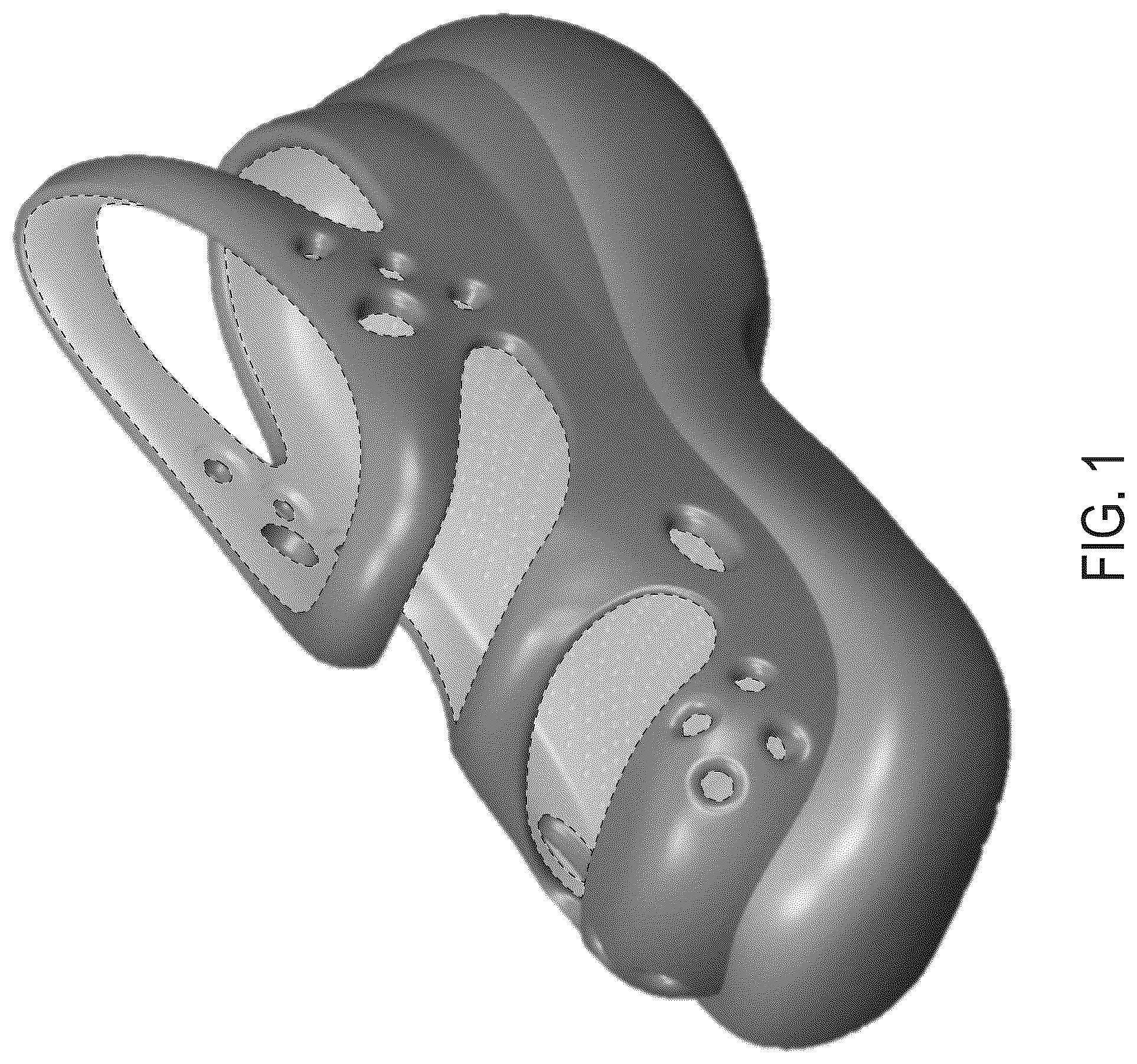 Patent USD1044224 Figure 1 – Footwear