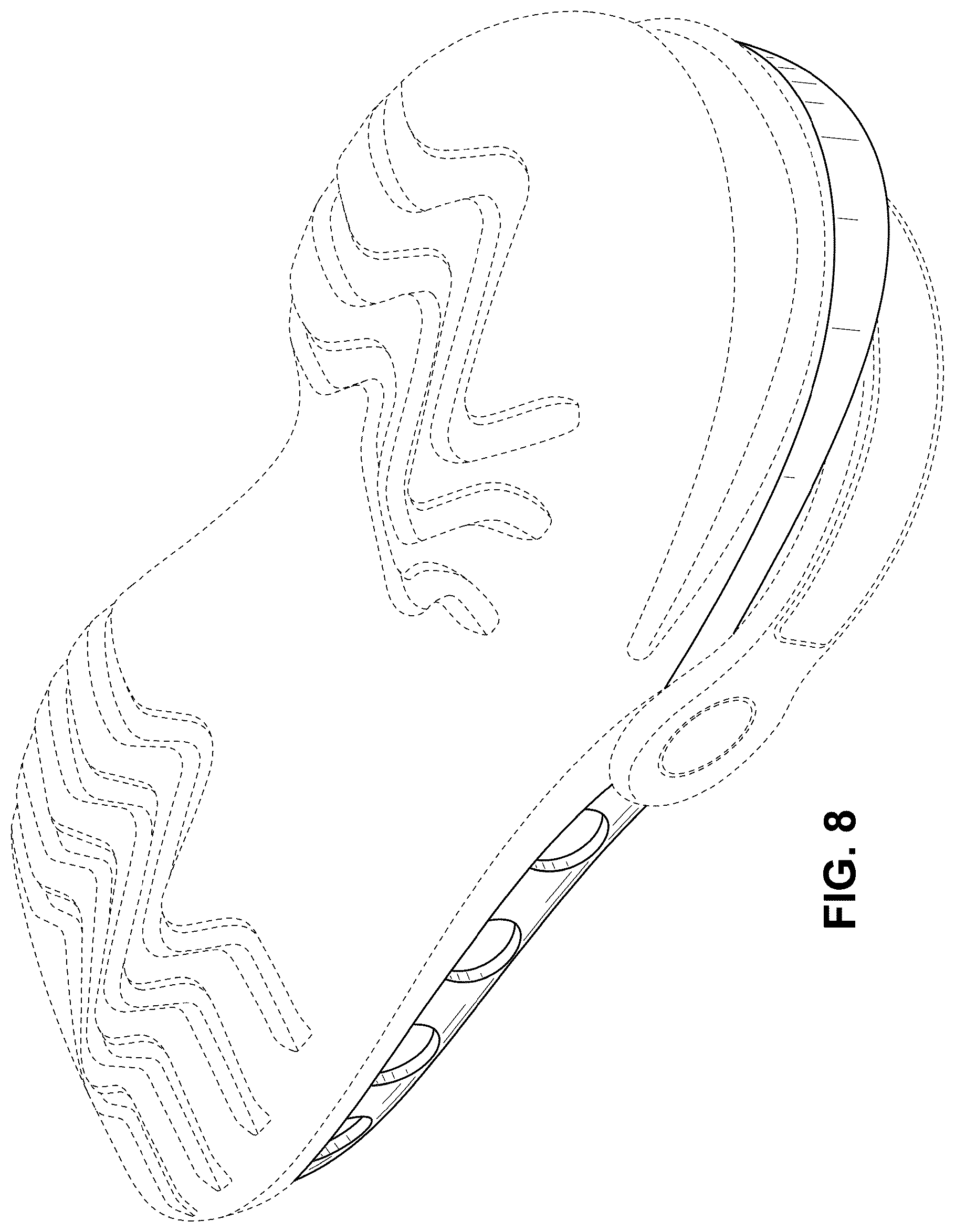 Patent USD1044229 Figure 7 – Footwear