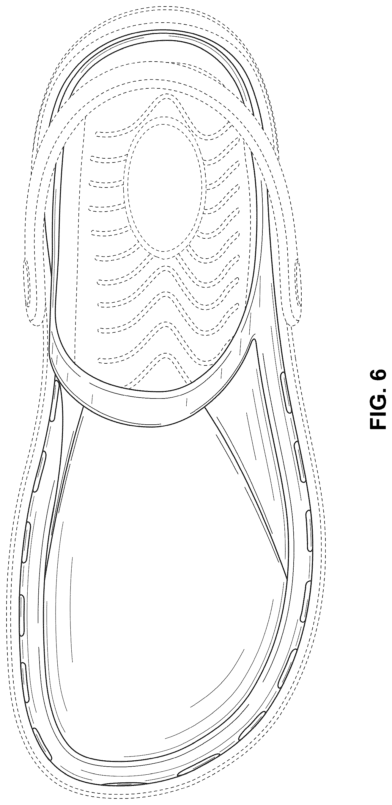 Patent USD1044230 Figure 6 – Footwear
