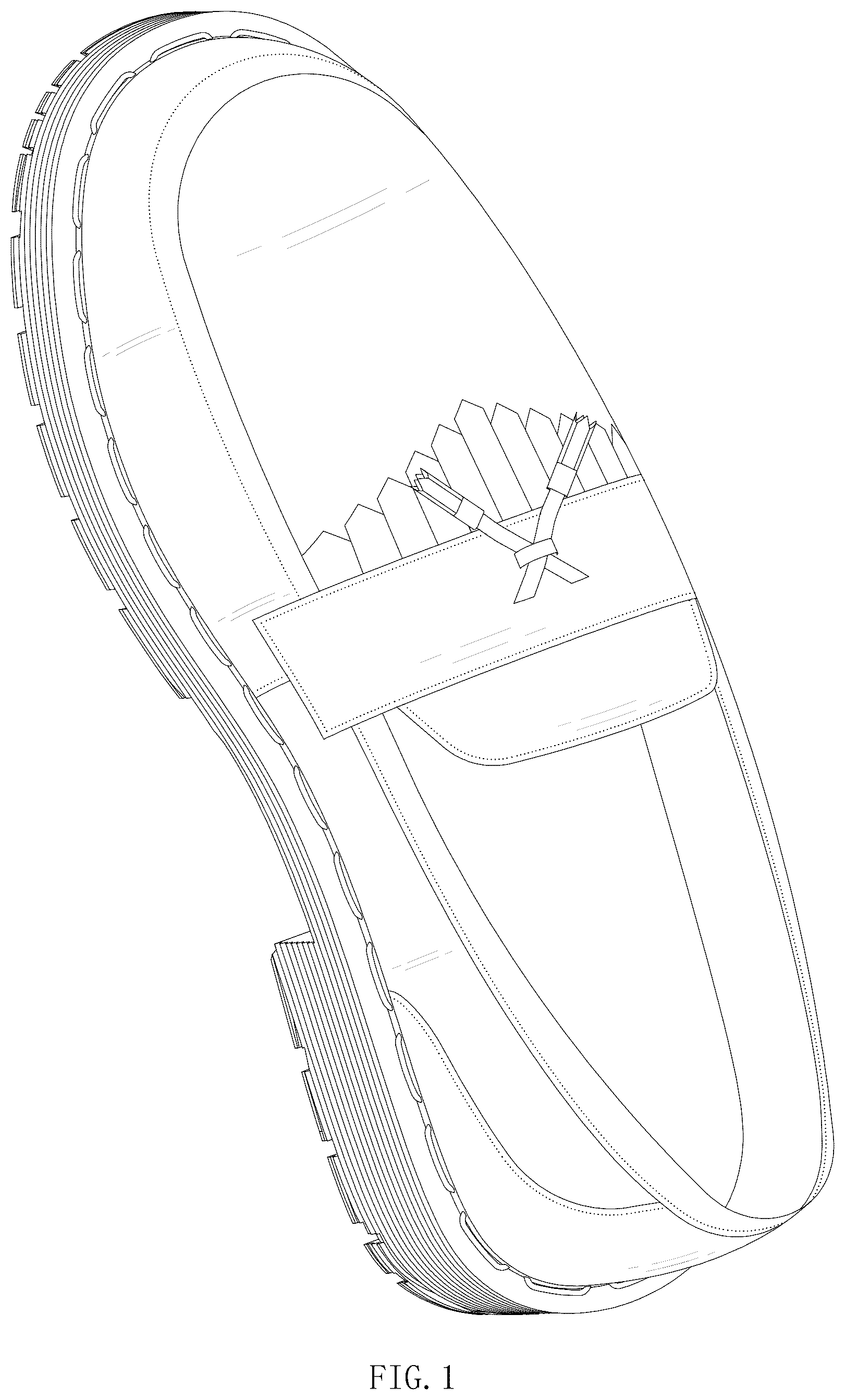 Patent USD1044231 Figure 1 – Penny loafer