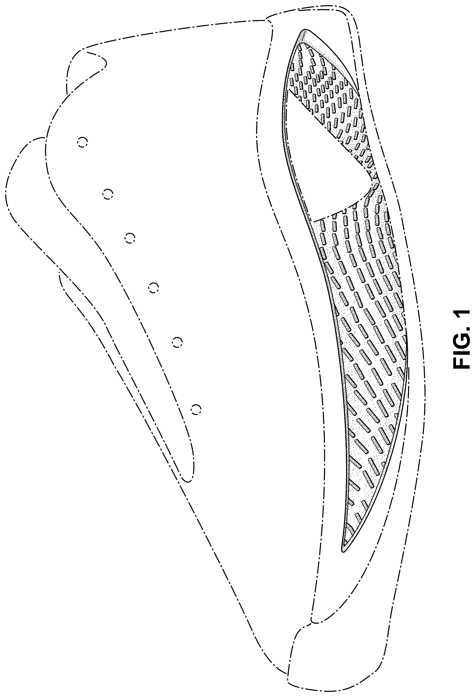Patent USD1044233 Figure 1 – Shoe