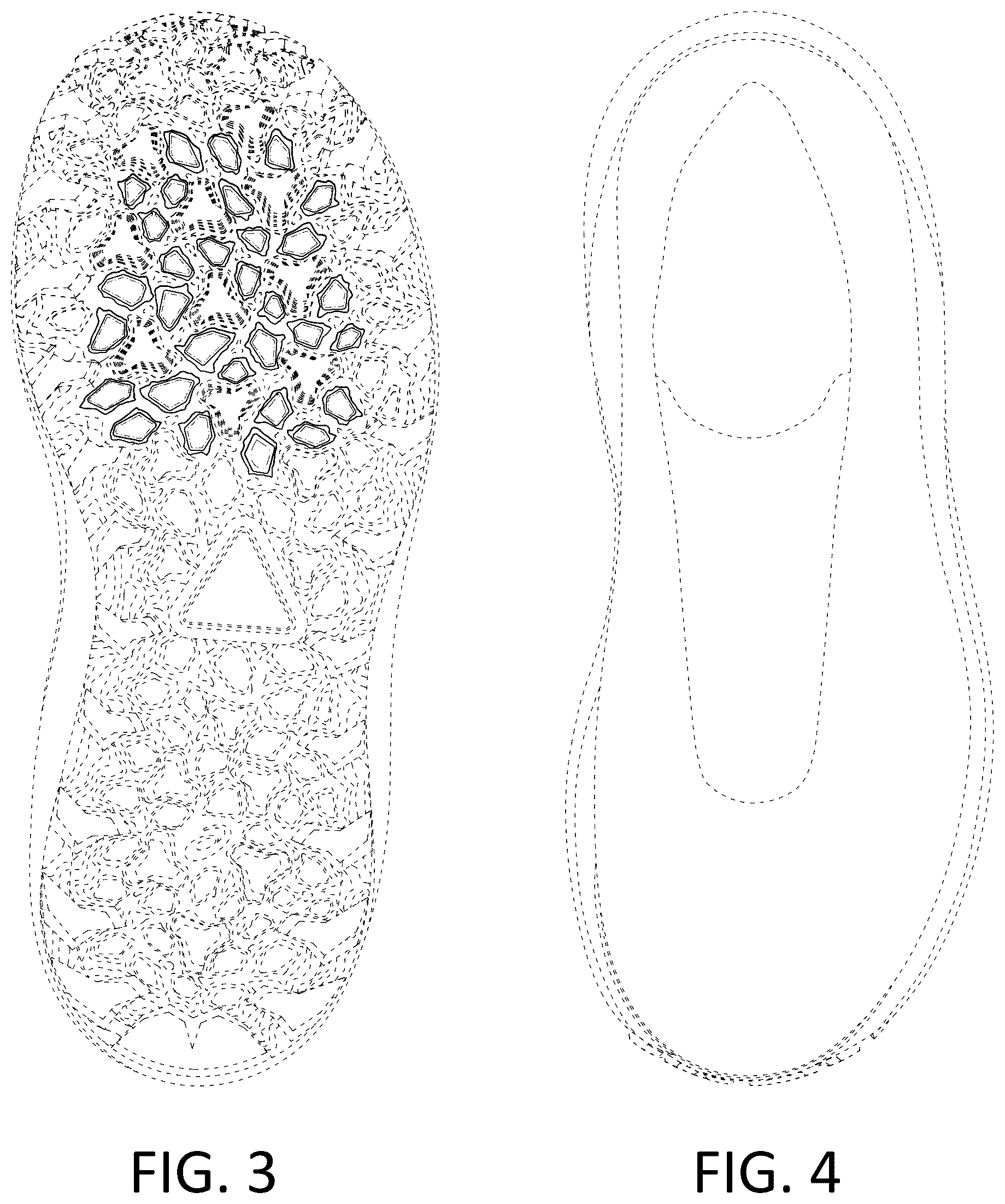 Patent USD1044235 Figure 3 – Shoe