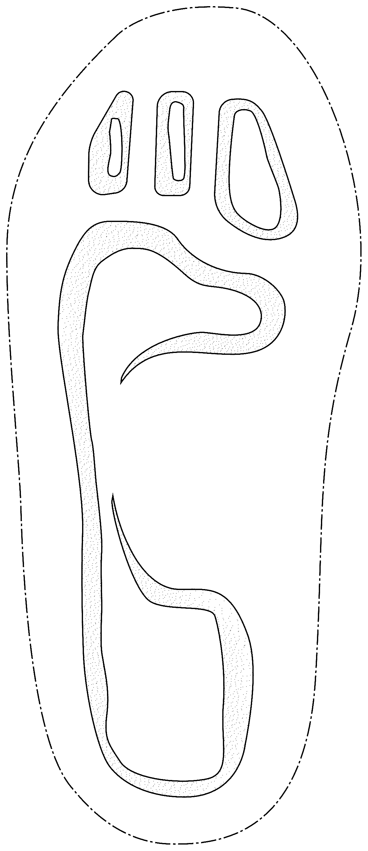 Patent USD1044236 Figure 1 – Shoe