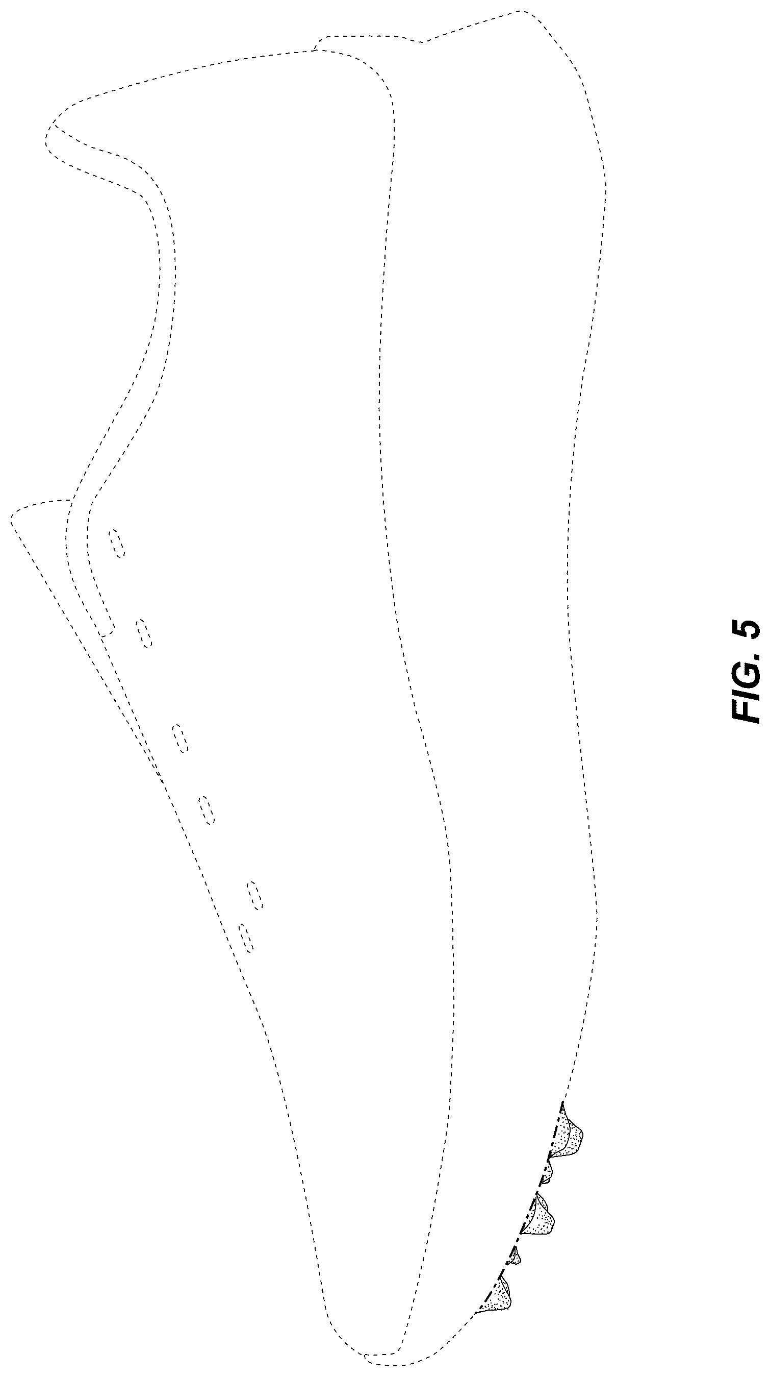 Patent USD1044238 Figure 5 – Shoe