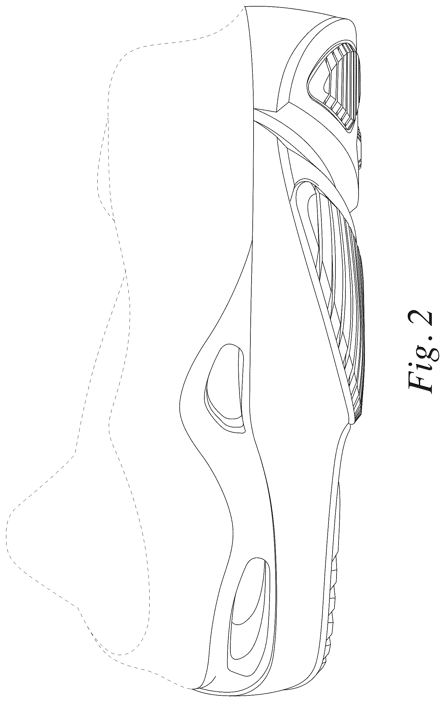 Patent USD1044239 Figure 2 – Footwear sole