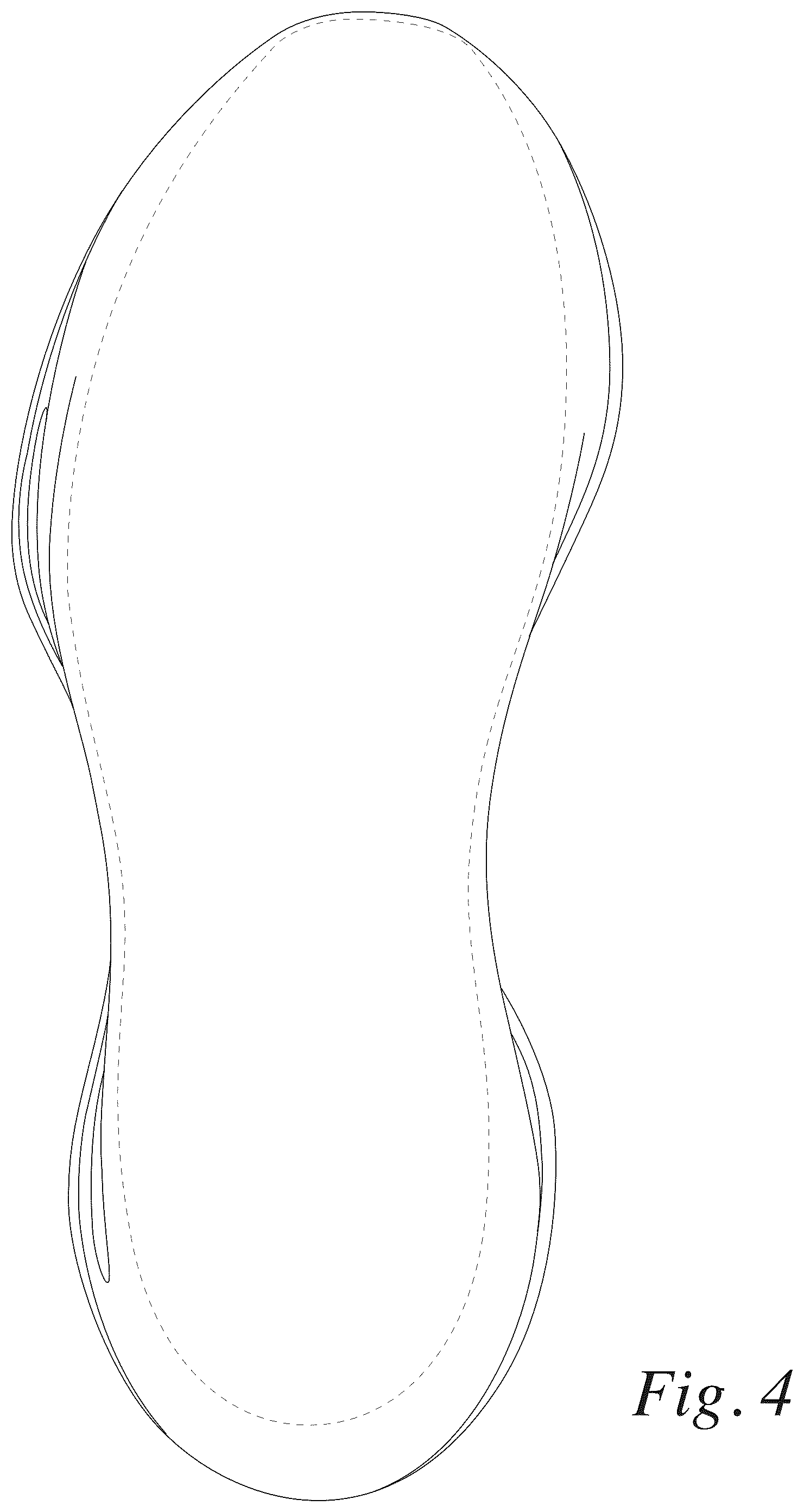 Patent USD1044239 Figure 4 – Footwear sole