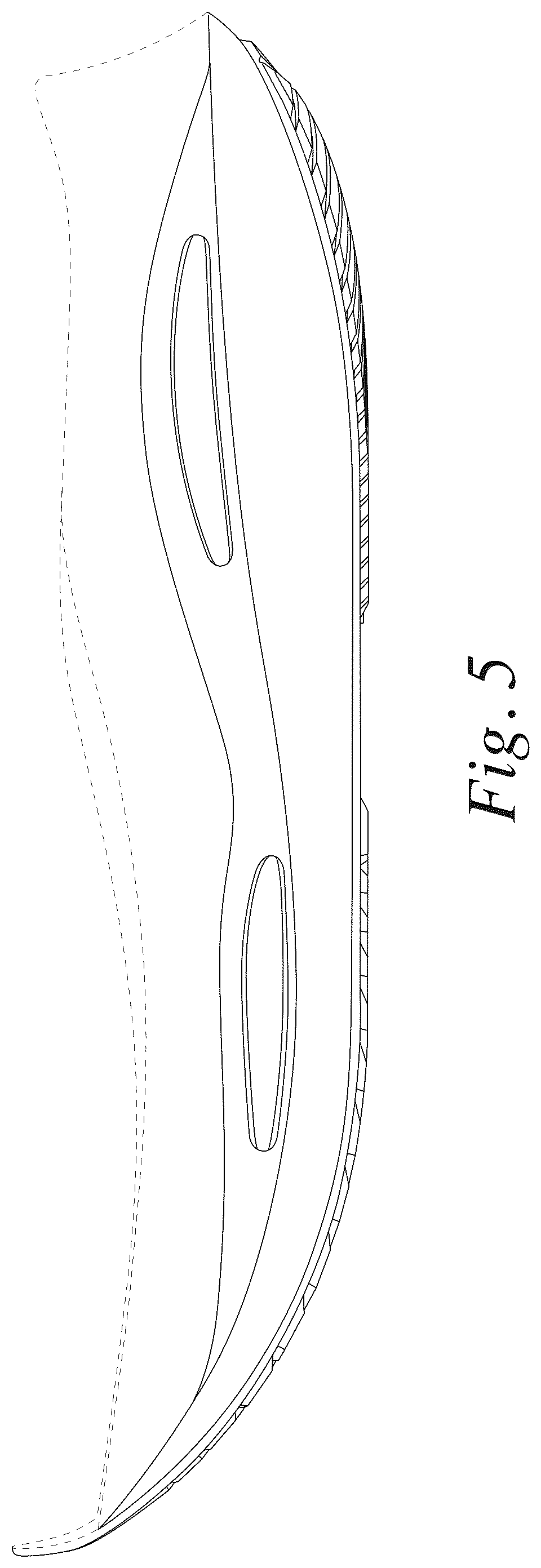 Patent USD1044239 Figure 5 – Footwear sole